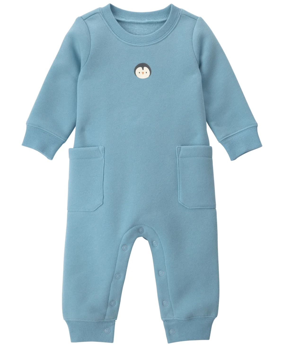 Penguin Fleece Long-Sleeve Jumpsuit by Carter's