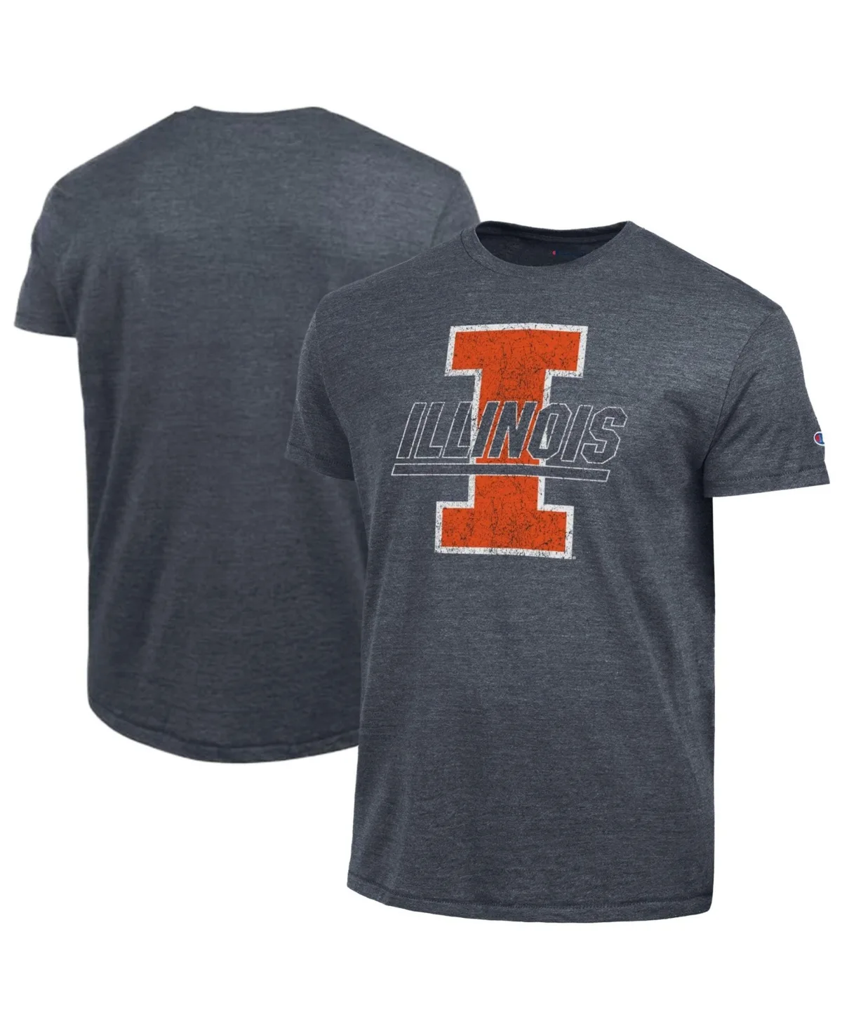 Illinois Fighting Illini Vintage Triumph Tri-Blend T-Shirt by Champion