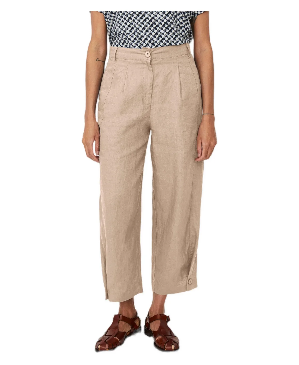 MaPunna Cropped Linen Pants by Masai Copenhagen