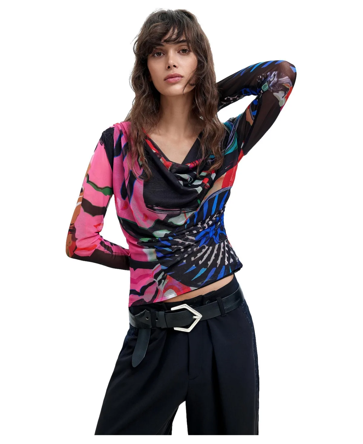 Printed Knit T-Shirt M. C. Lacroix by Desigual
