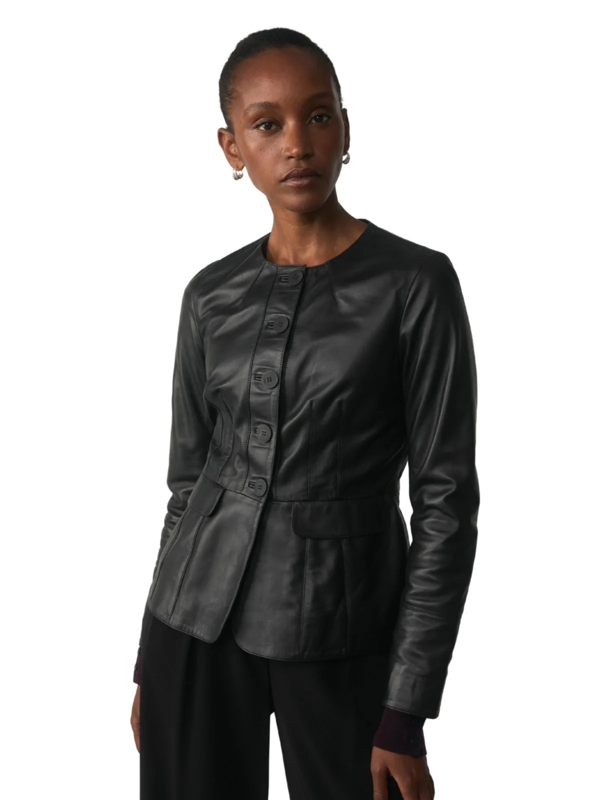 Ginevra Leather Jacket by The Fold