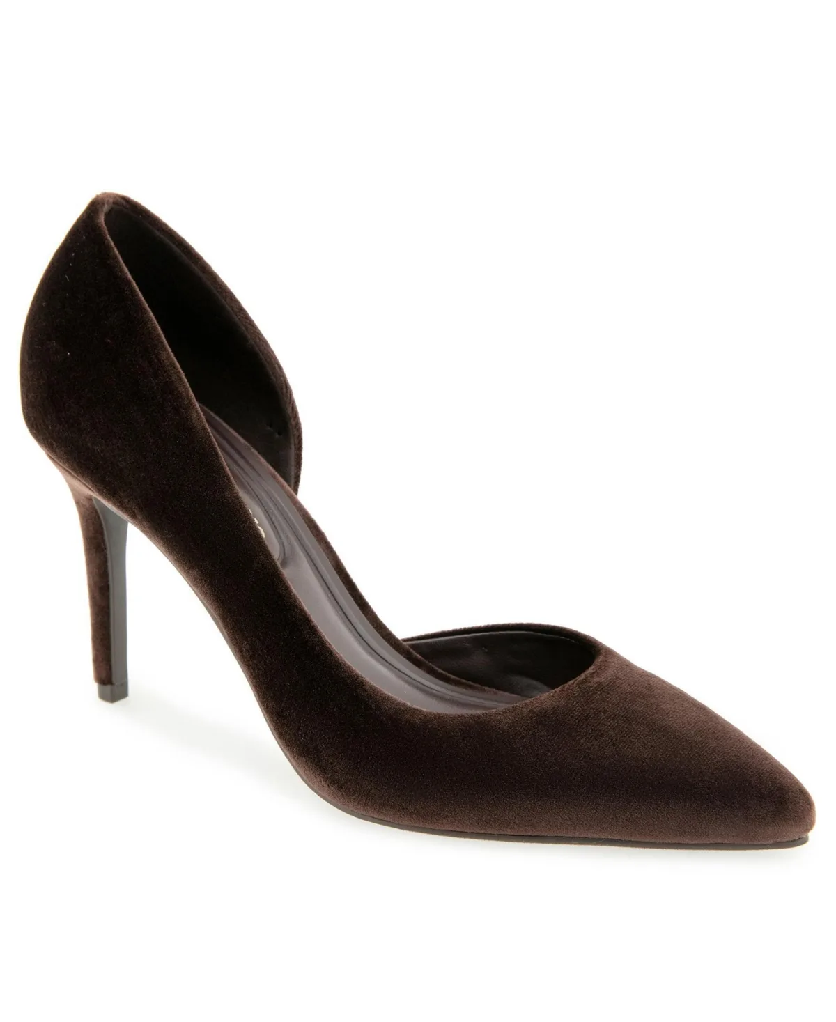 Biro D'Orsay Pump - Chocolate Velvet by Christian Siriano