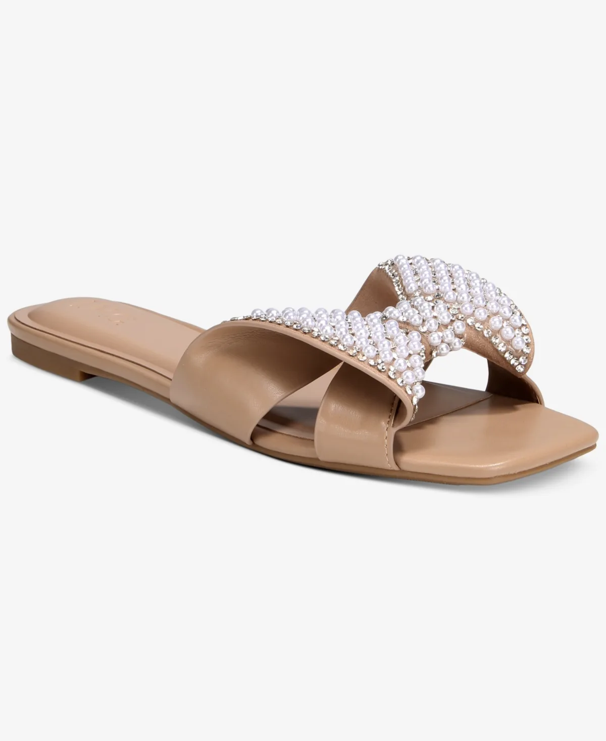 Pearlaa Square Toe Embellished Sandals by INC International Concepts