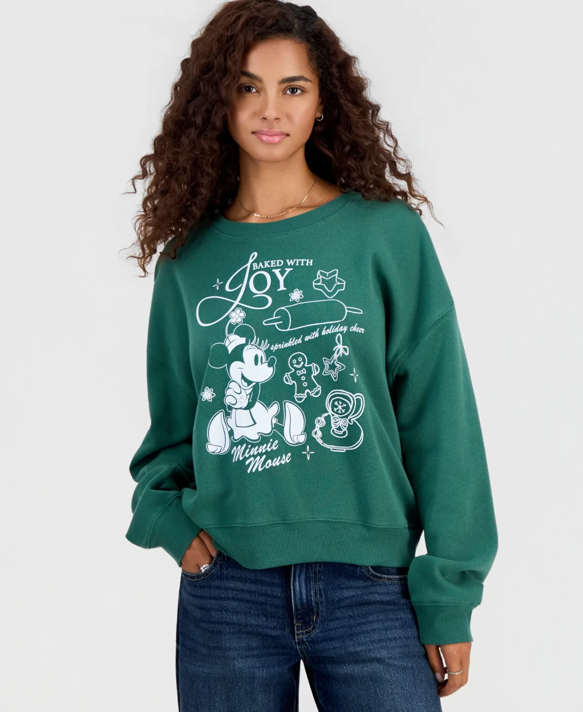 Mickey Baking Graphic Long-Sleeve Sweatshirt by Grayson Threads the Label