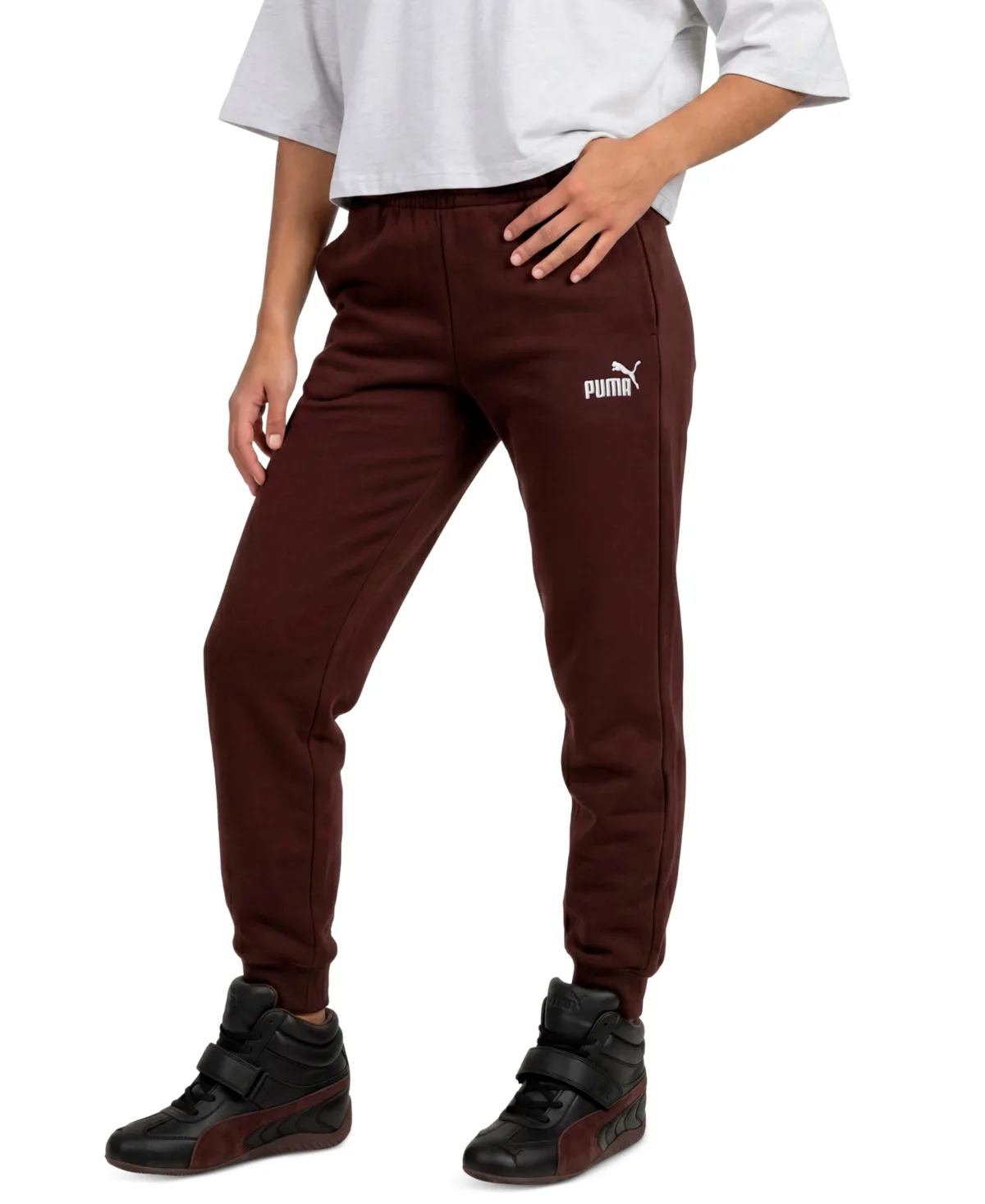 No. 1 Logo High-Rise Pull-On Joggers by PUMA