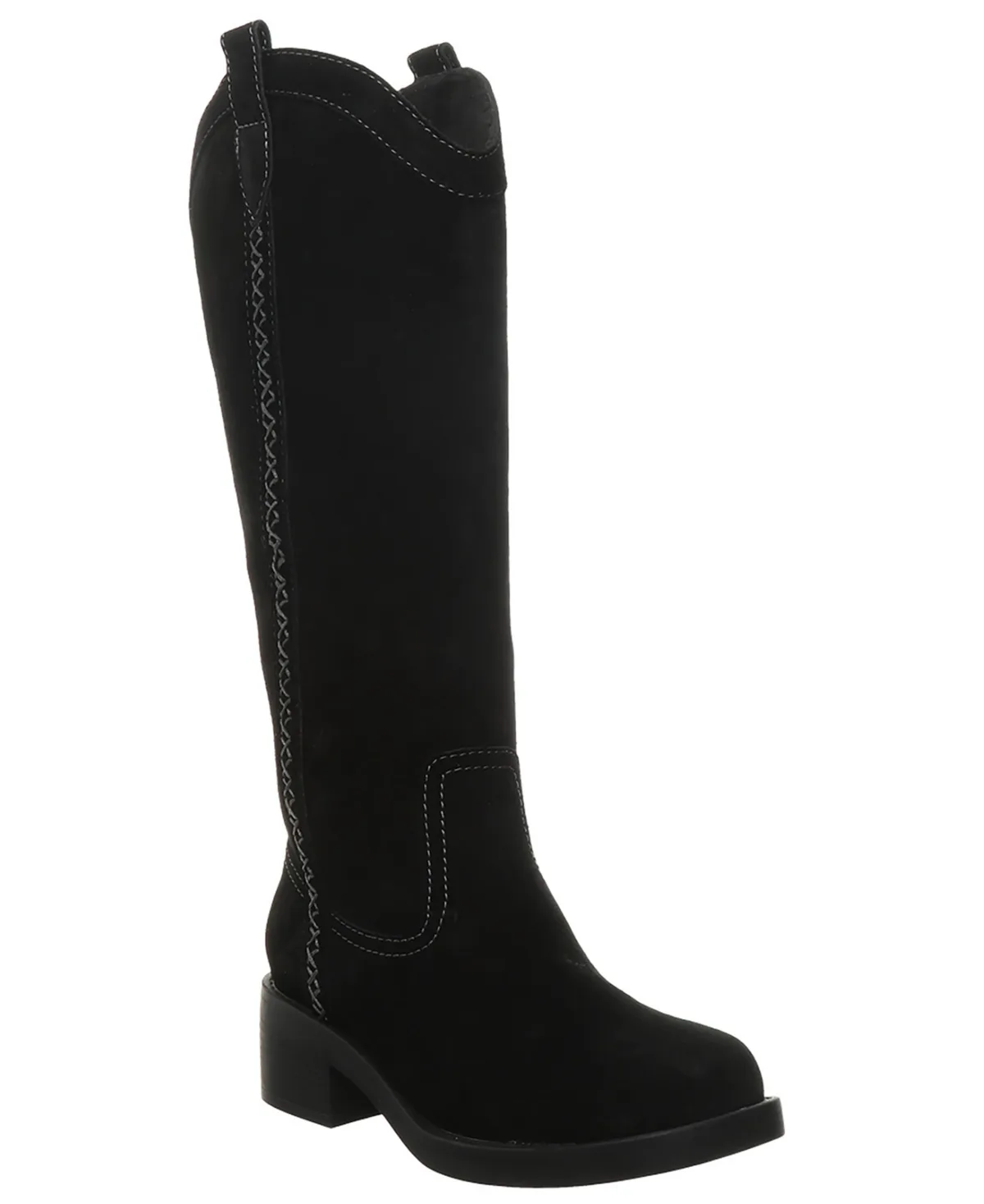 Jessie Western-Inspired Slip-On Tall Boots by Bearpaw