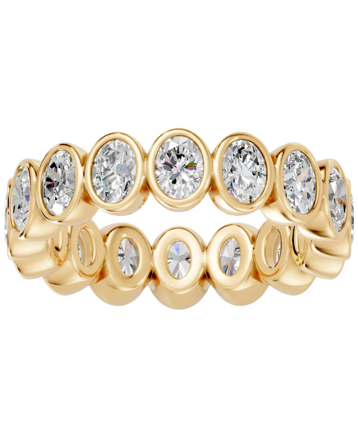 Diamond Round Full Eternity Band Ring (3 ct. t.w.) in 14k White, Yellow, Rose Gold or Platinum