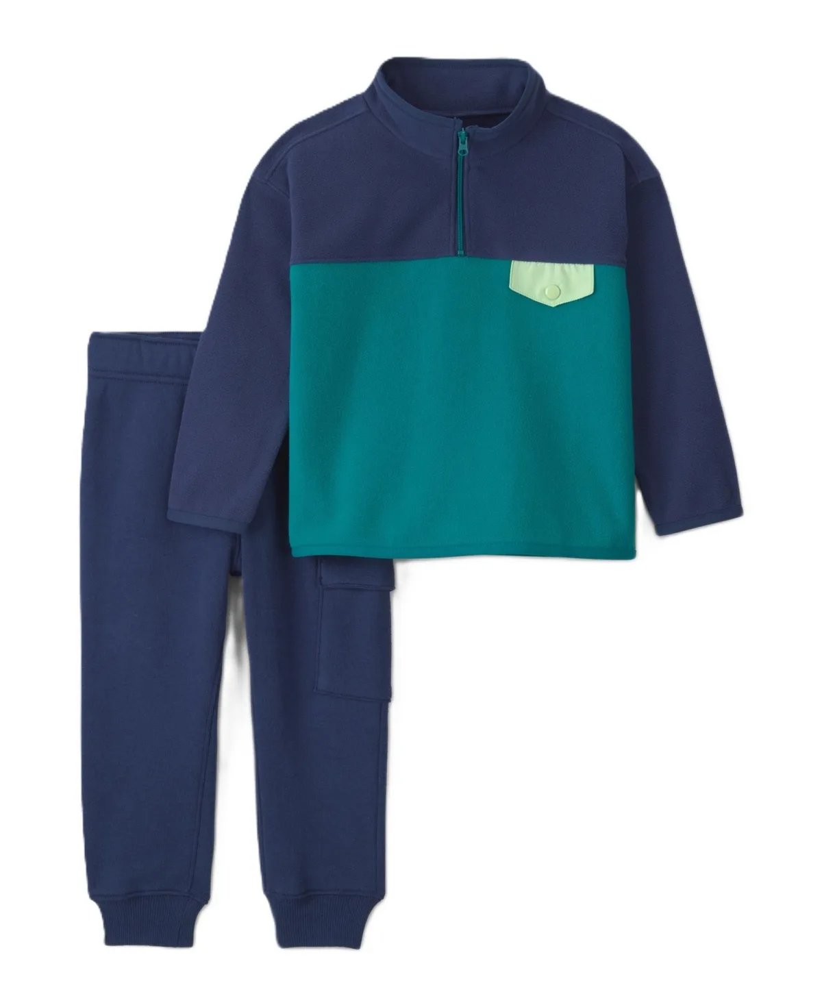 Quarter-Zip Long-Sleeve Top and Pant, 2-Piece Set by Carter's