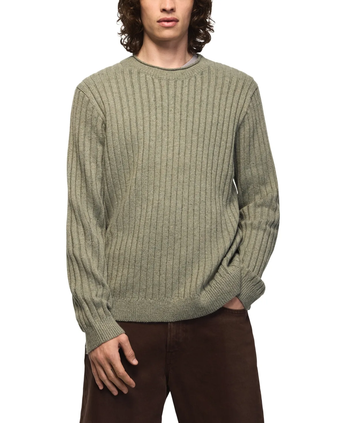 Donegal Crewneck Regular-Fit Sweater by Lucky Brand