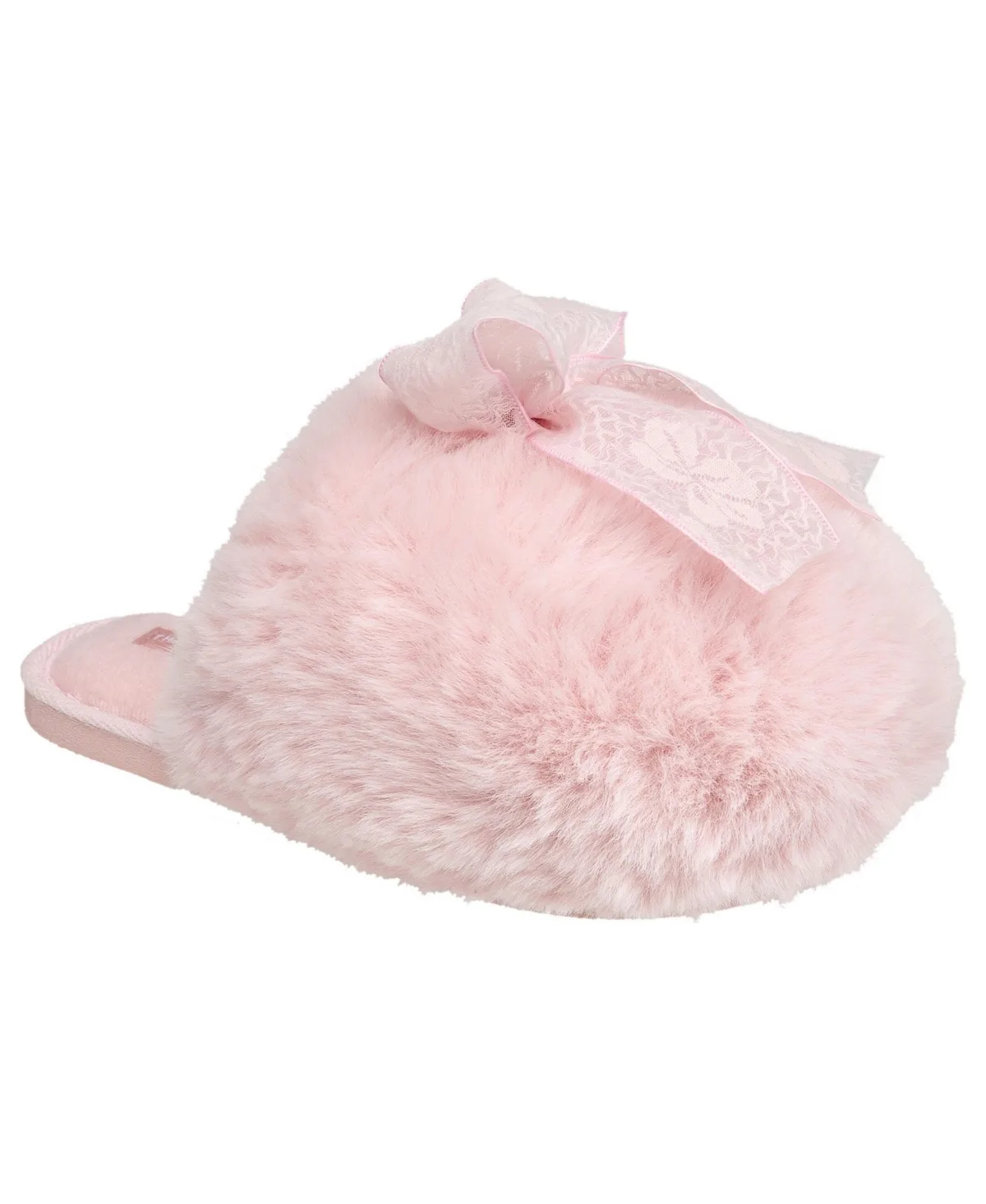 Snowbow Puff Ball with Bow Slipper by Thalia Sodi