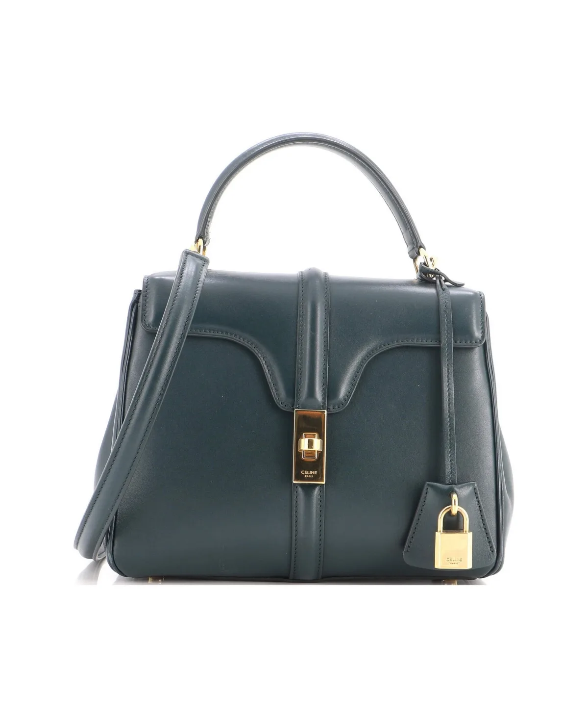 Pre-Owned Celine Small 16 Top Handle Bag Smooth Calfskin by Celine