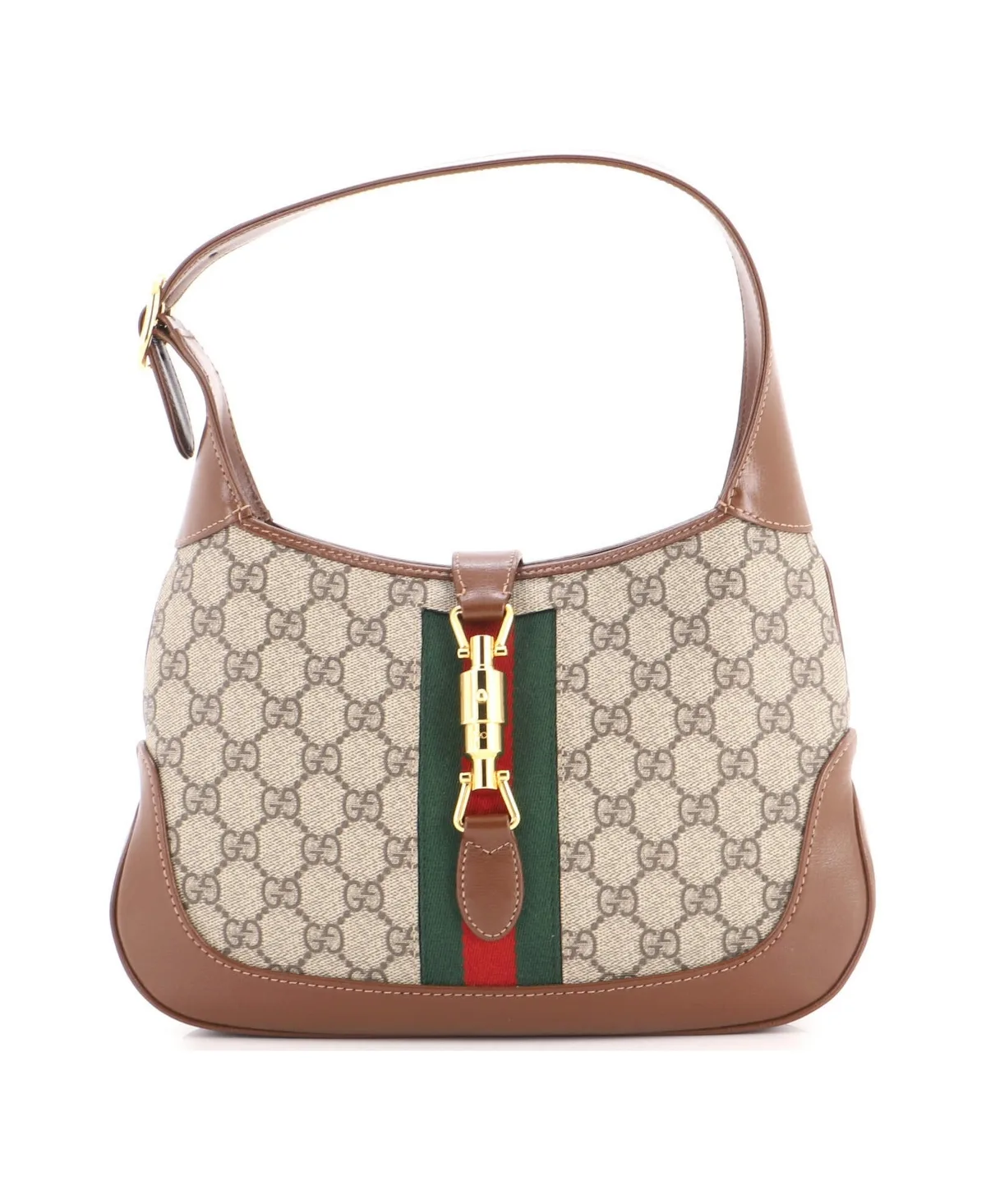Pre-Owned Small Jackie 1961 Hobo Gg Coated Canvas