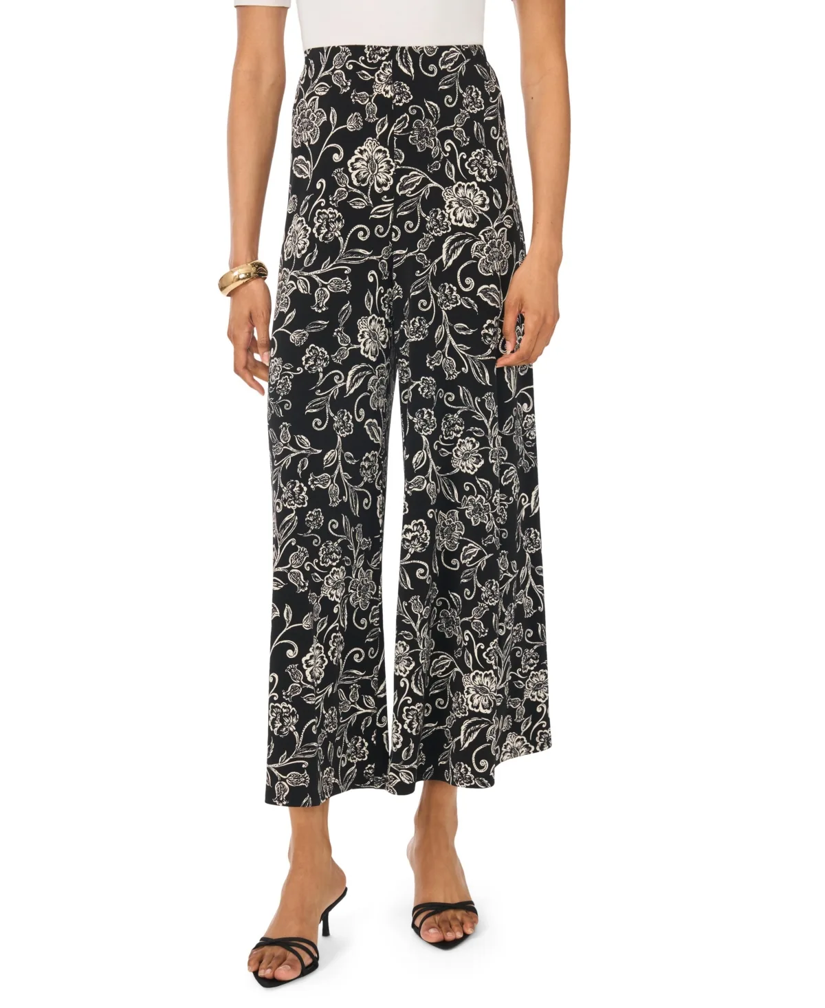 Pull-On Wide-Leg Pants by Vince Camuto
