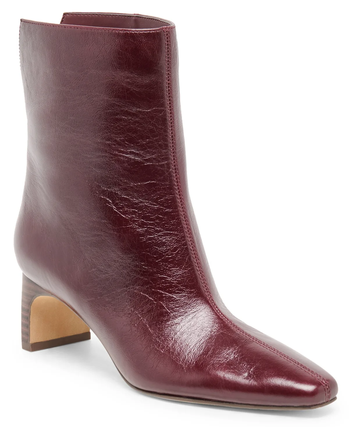 Bennet Block Heel Dress Booties - Oxblood Leather by Dolce Vita