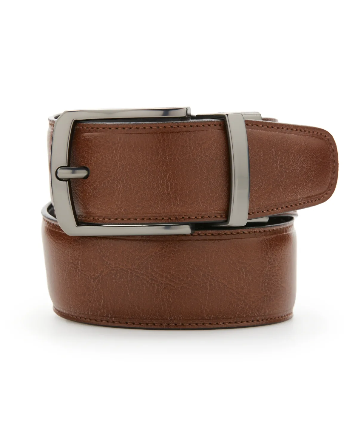 Portfolio Ugly Luggage Reversible Leather-Blend Belt by Perry Ellis