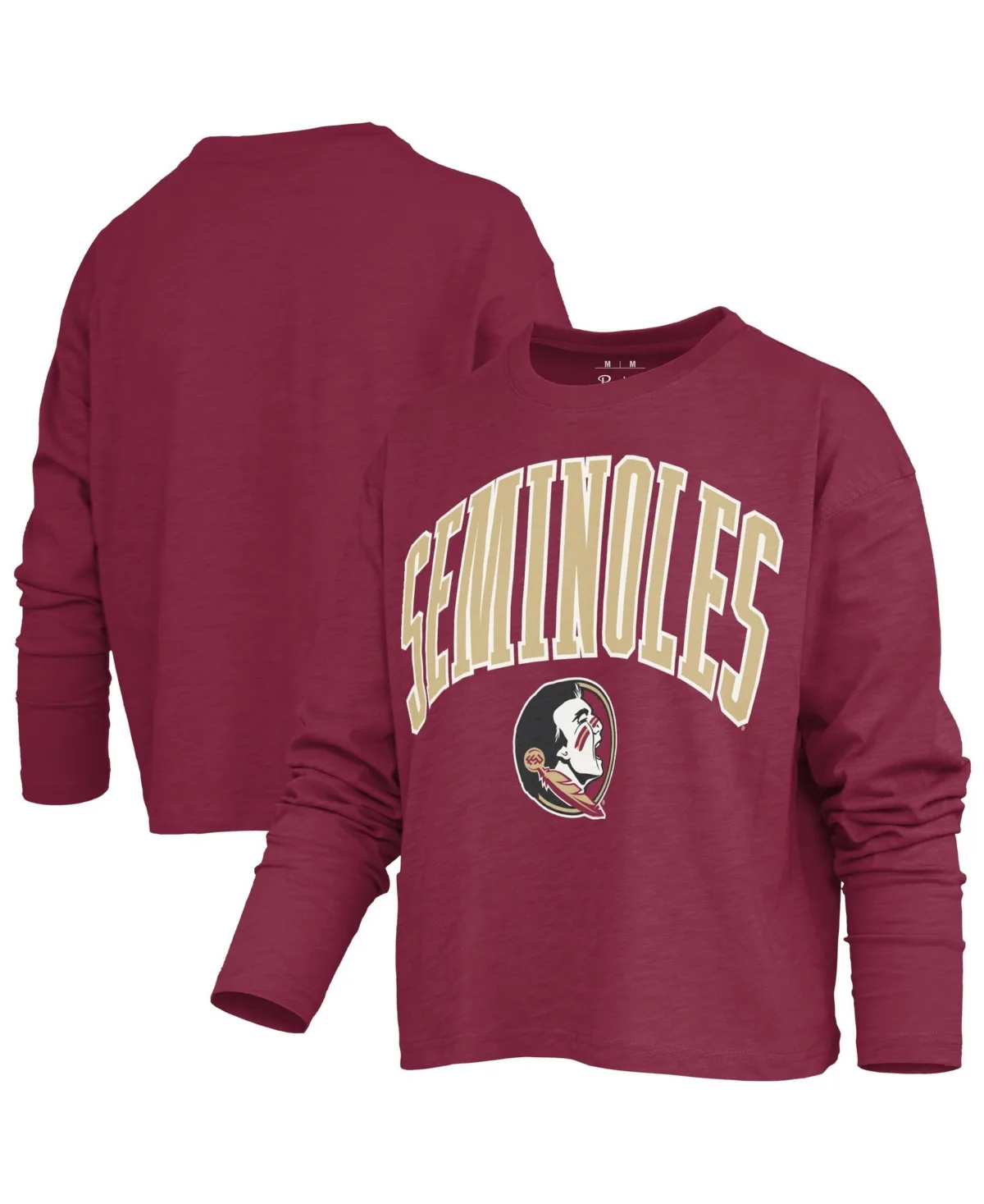 Florida State Seminoles Motley Boxy Waist-Length Long-Sleeve T-Shirt by Pressbox
