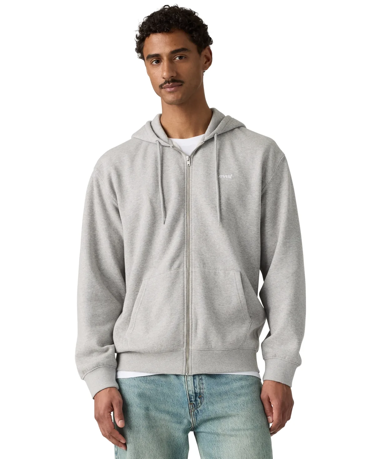 Fleece Relaxed-Fit Zip-Up Hoodie by Levi's