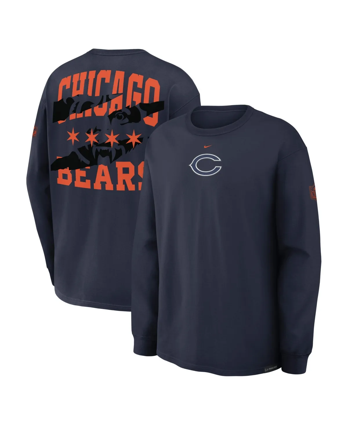 Chicago Bears 2026 Rivalries Collection Max90 Long Sleeve T-Shirt by Nike