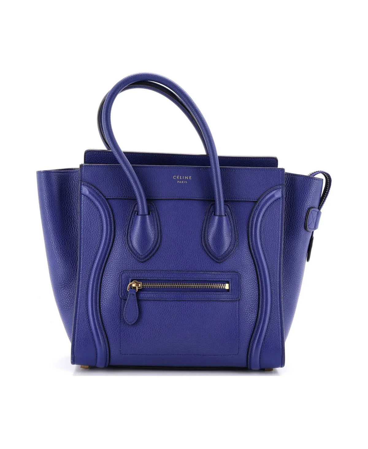 Pre-Owned Celine Micro Luggage Bag Grainy Leather by Celine