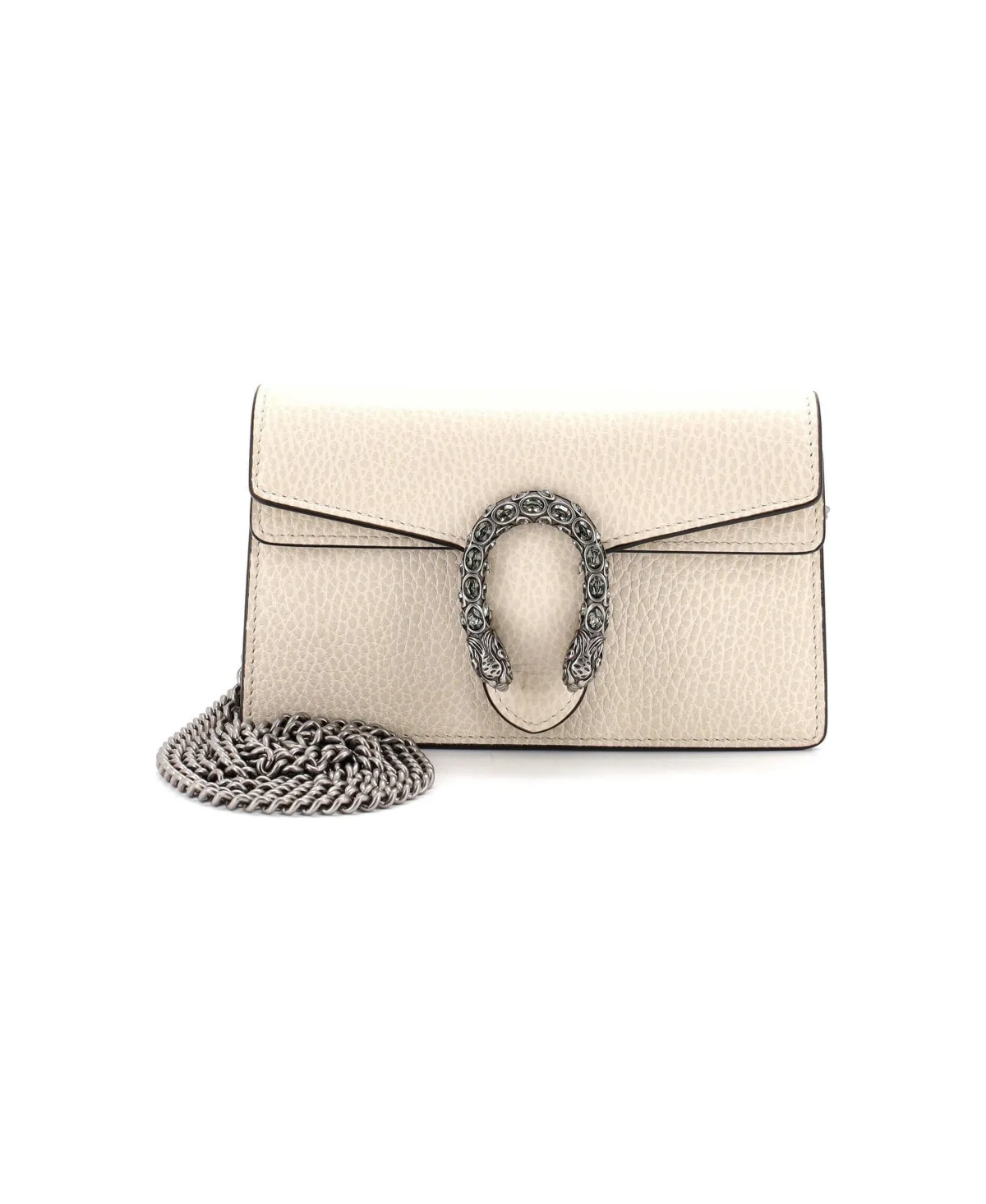 Pre-Owned Gucci Super Mini Dionysus Bag Leather by Gucci