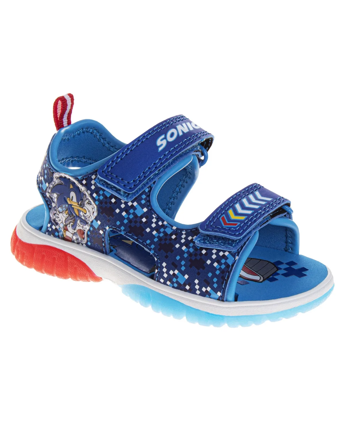Sonic the Hedgehog Hook and Loop Sport Sandals with Tails by Sonic the Hedgehog