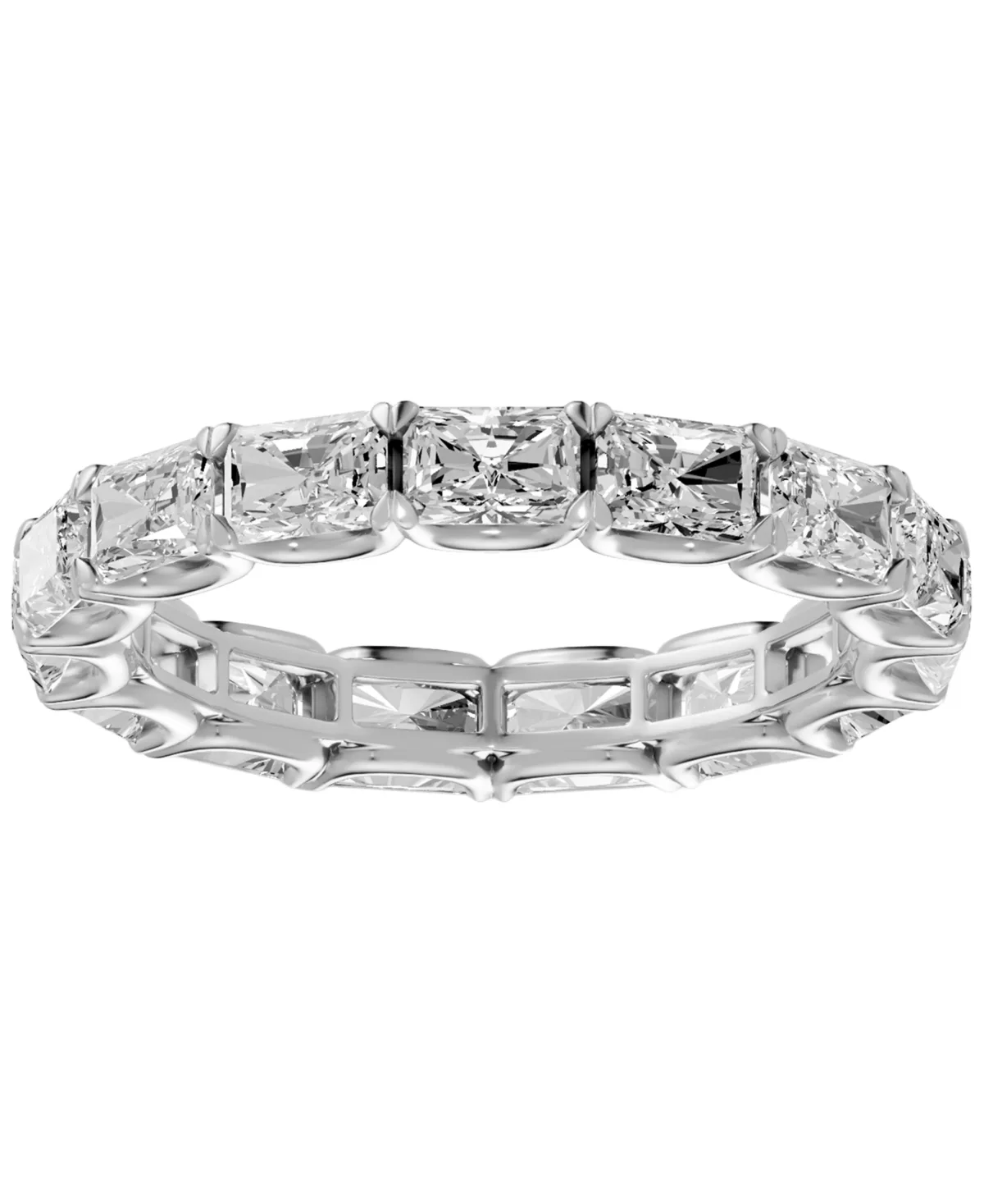 Diamond Radiant Full Eternity Ring (3 ct. t.w.) in 14k White, Yellow, Rose Gold or Platinum by Macy's