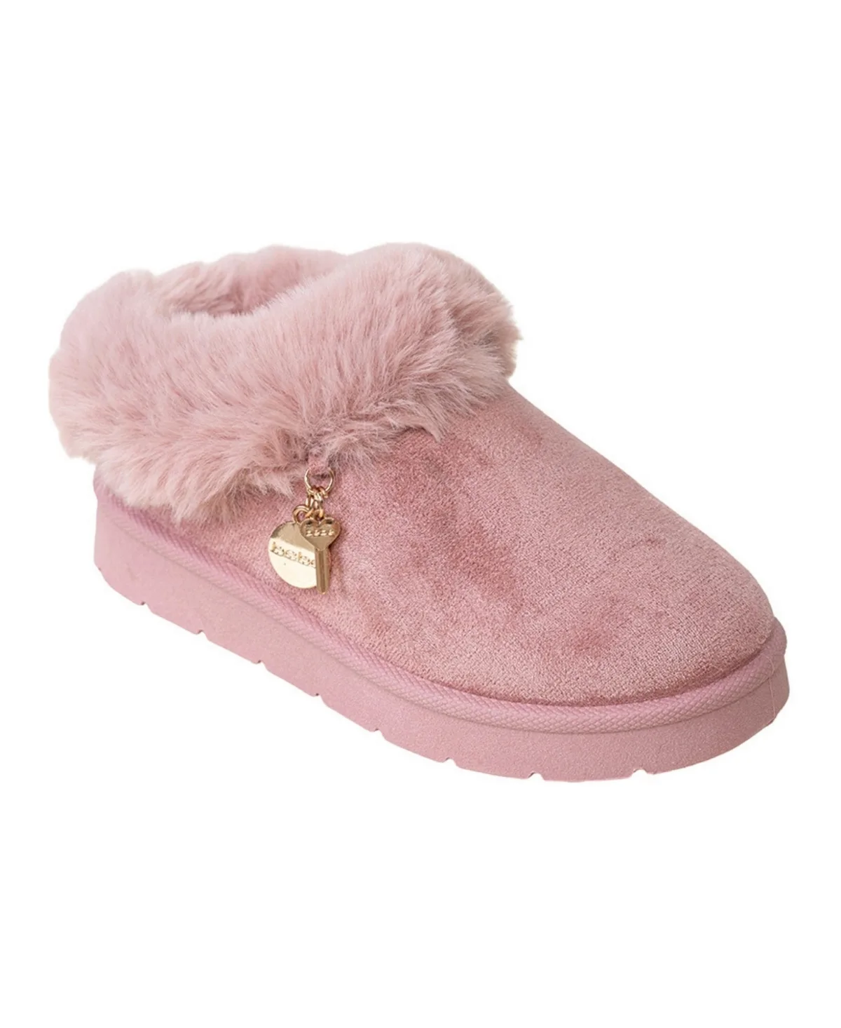 Memory Foam Faux Fur Slippers by bebe