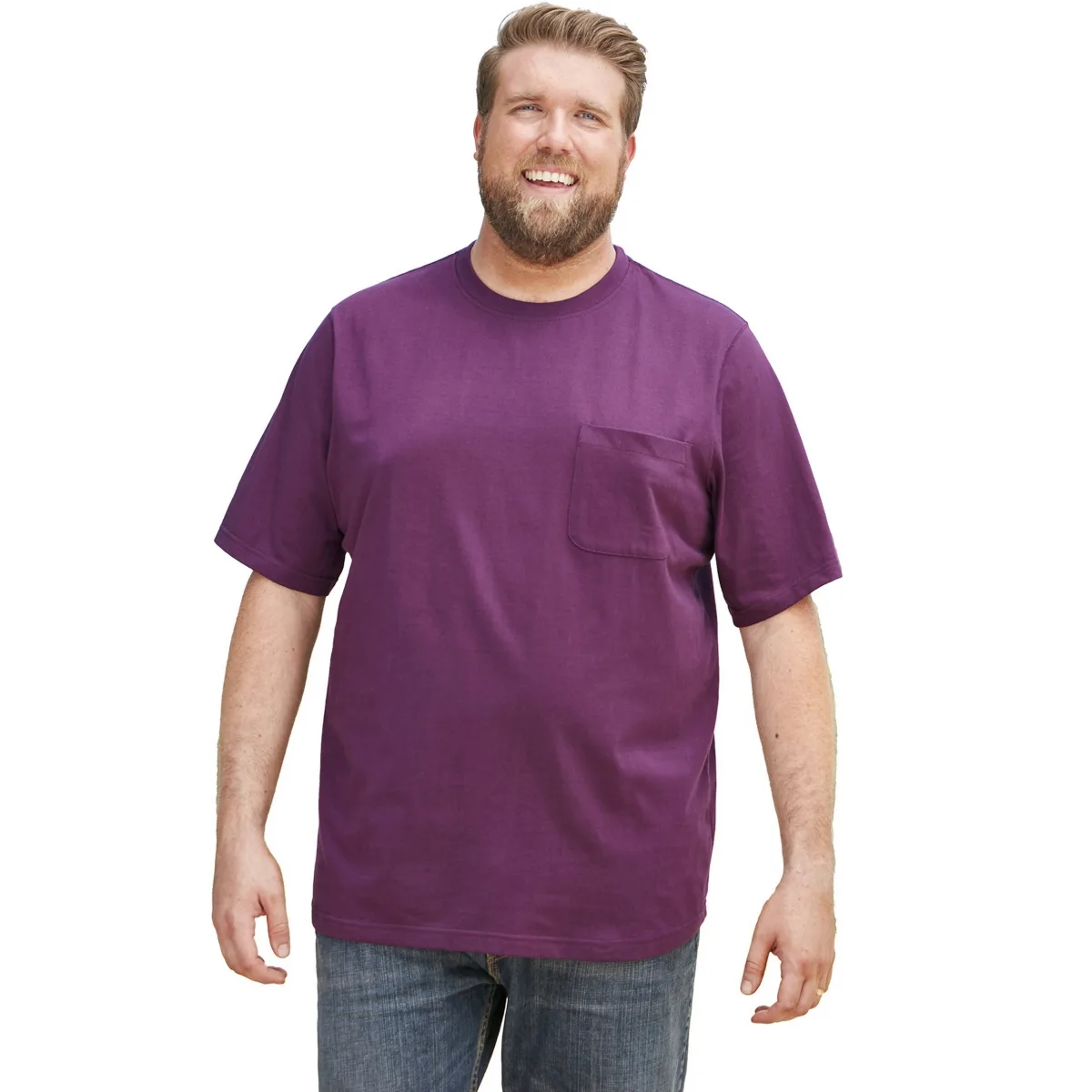 Heavyweight Pocket Crewneck T-Shirt by Boulder Creek