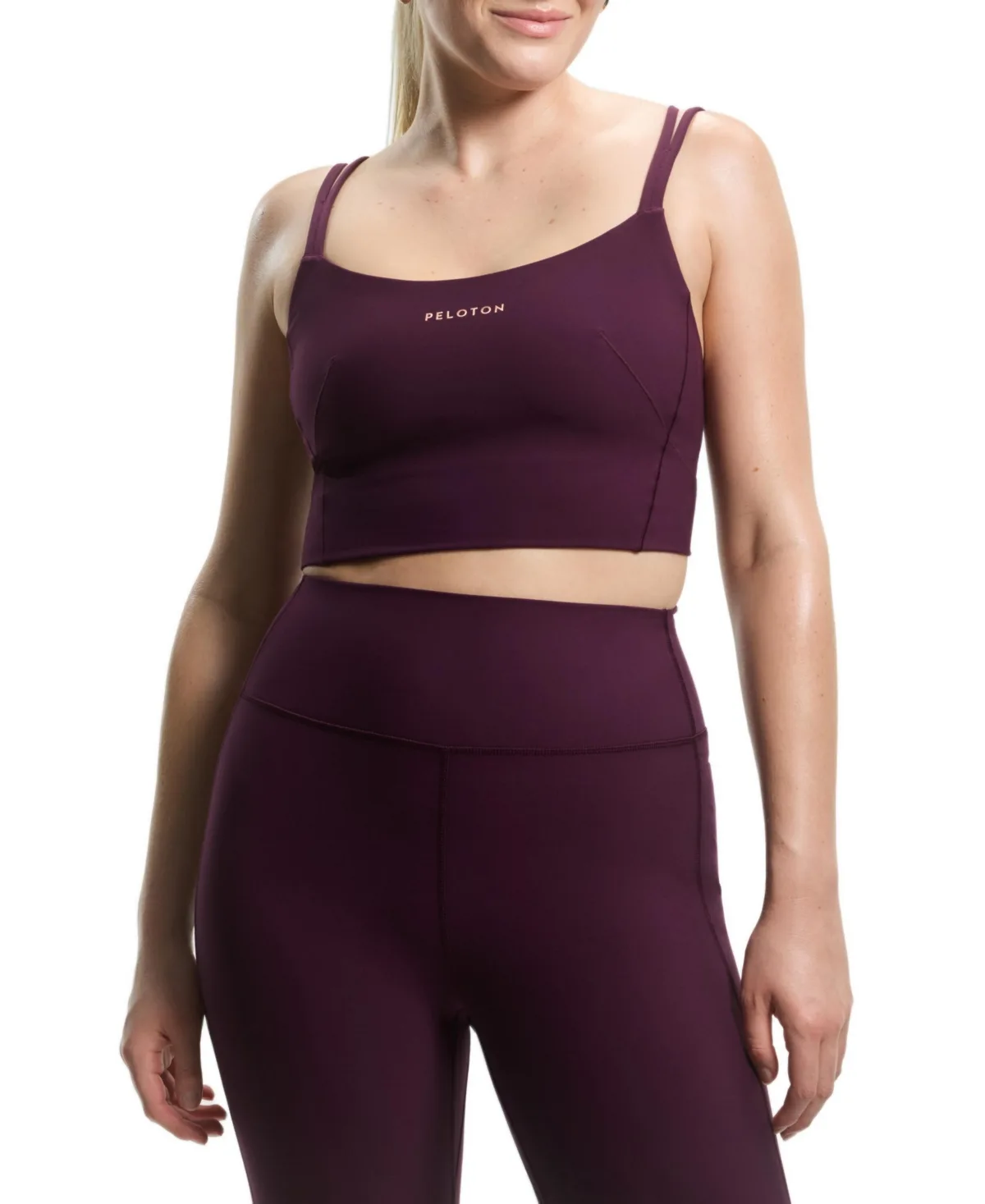 Cadent Strappy Open Back Bra by Peloton
