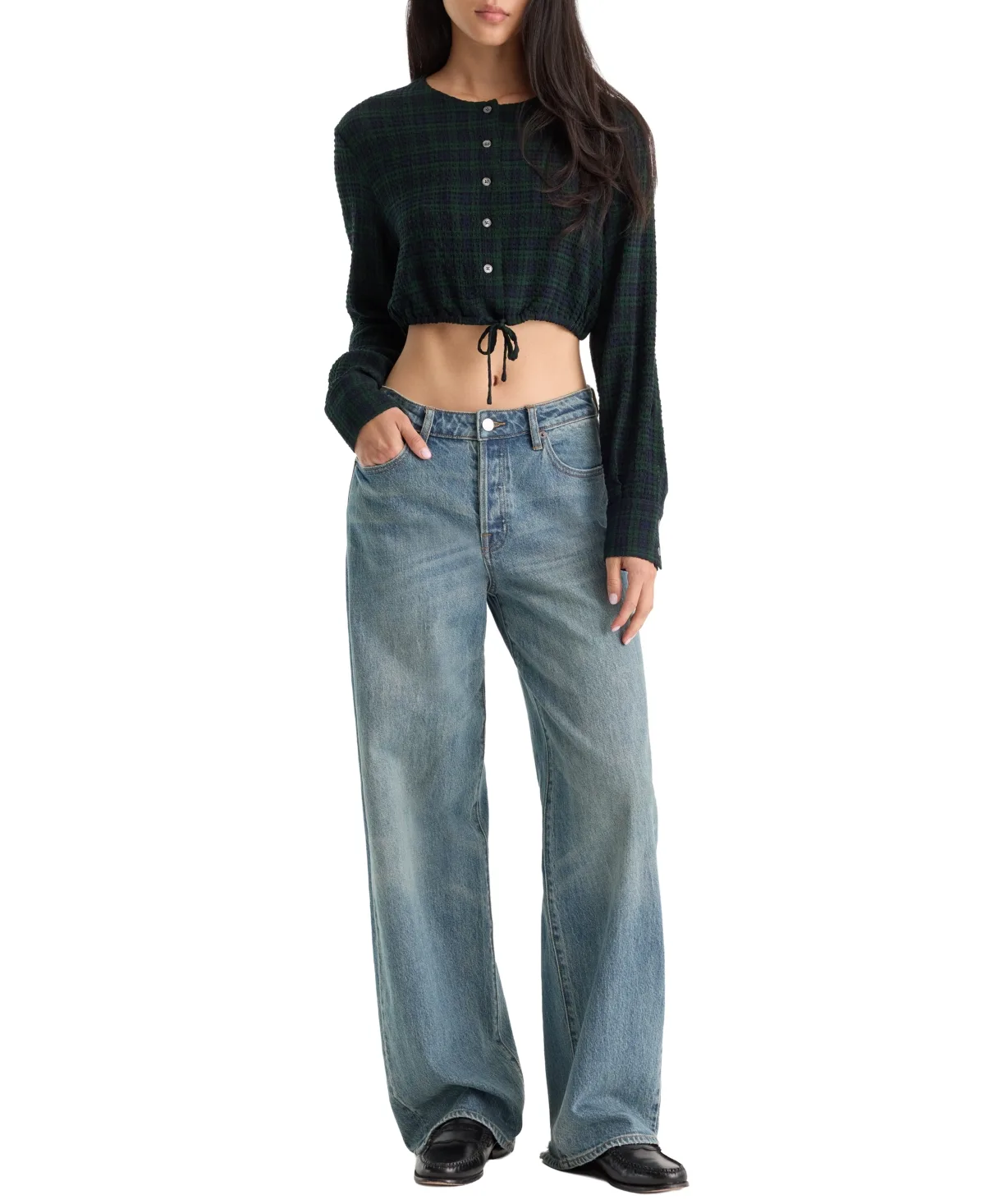 Vintage Wide High-Rise Jeans by GOOD AMERICAN