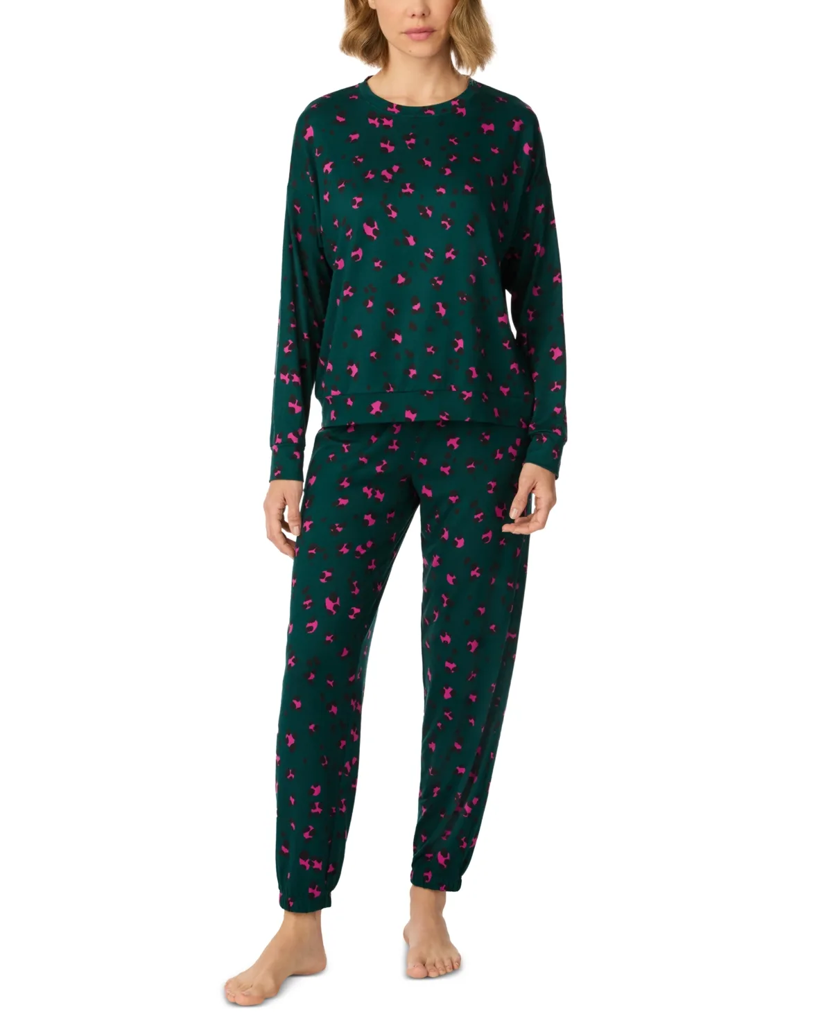 Jersey Knit Long-Sleeve Top and Jogger Pants, 2-Piece Set by DKNY