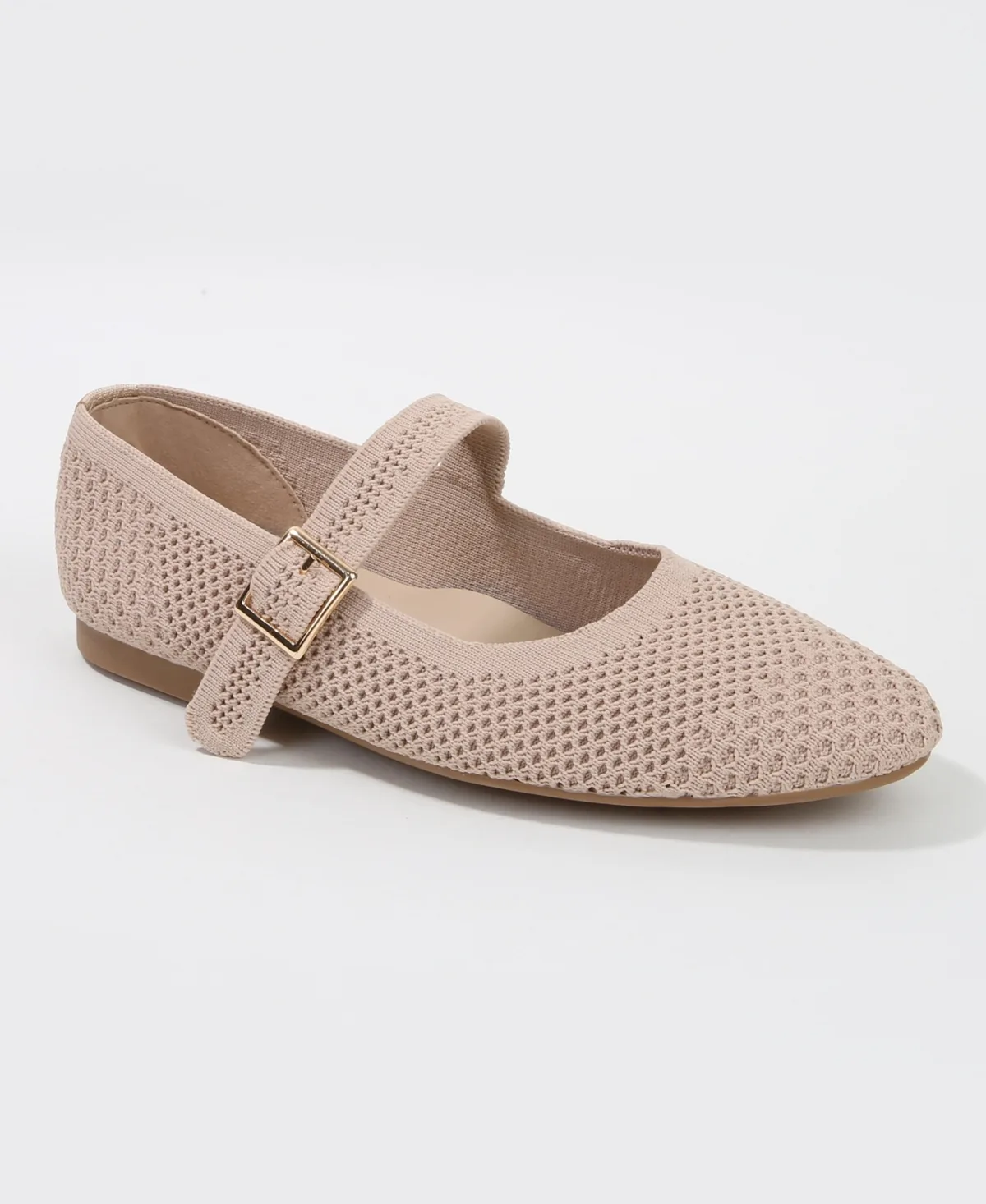 Sawyer Knit Mary Jane Ballet Flats by Berness