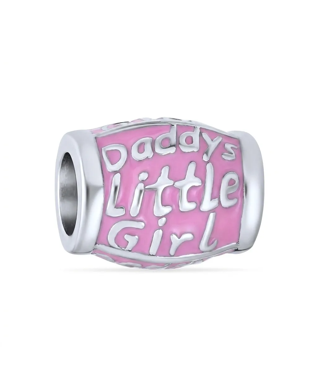 Daddy's Little Girl Word Sterling Silver Charm by Bling Jewelry