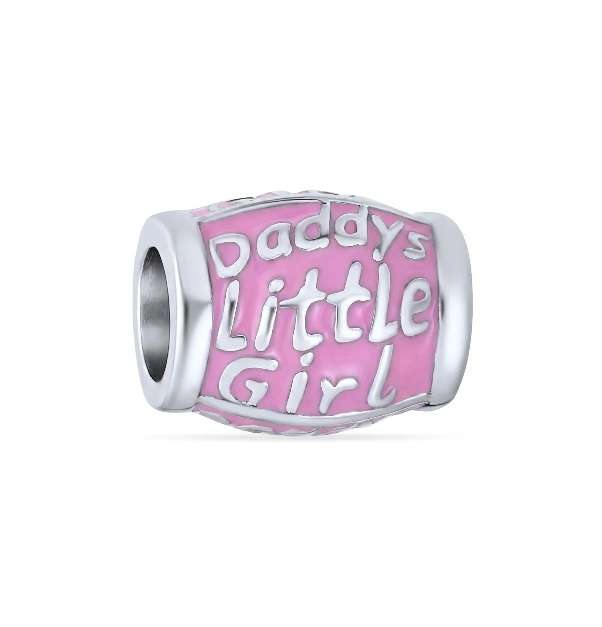 Daddy's Little Girl Word Sterling Silver Charm by Bling Jewelry