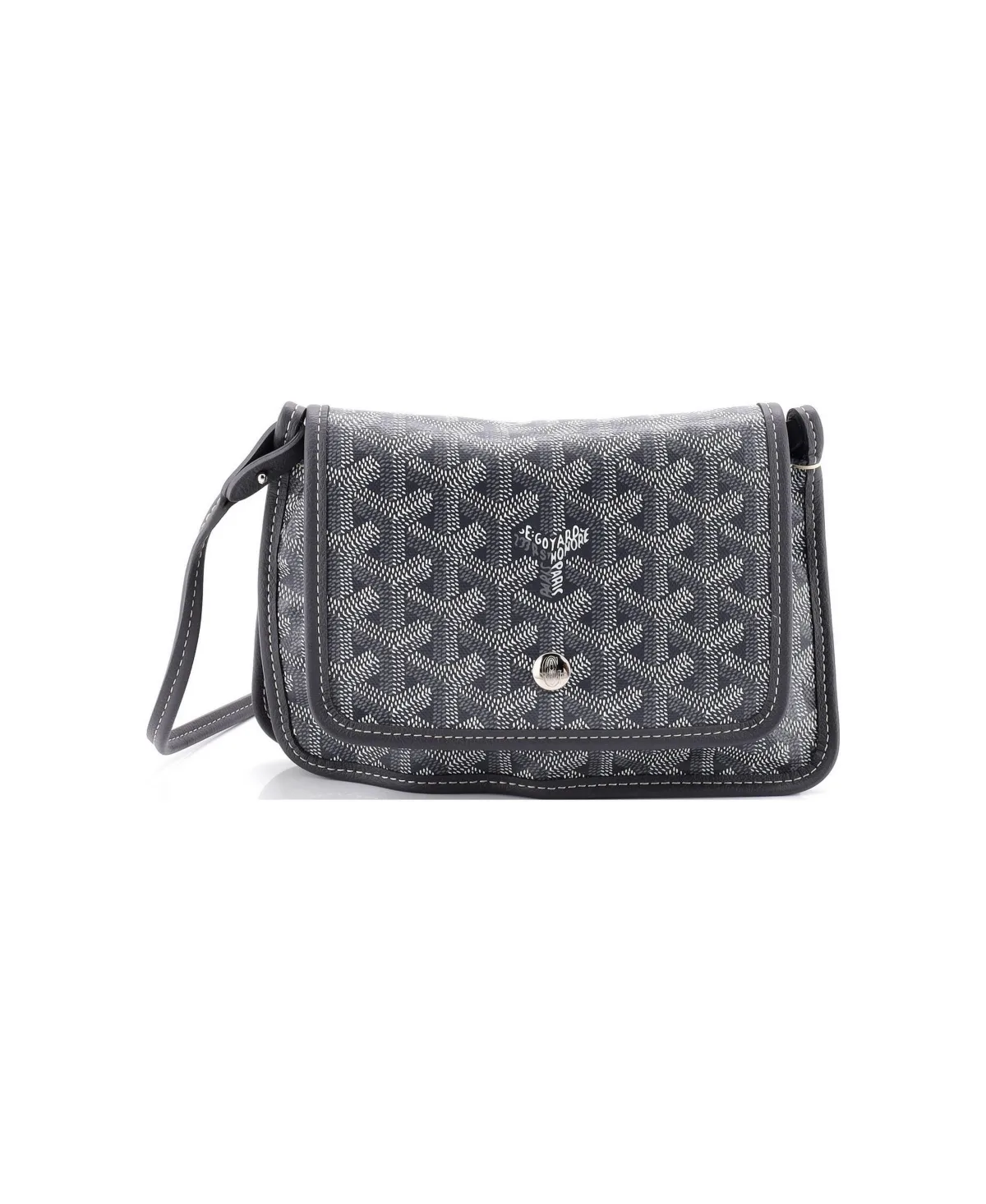 Pre-Owned Goyard Plumet Clutch Wallet Coated Canvas