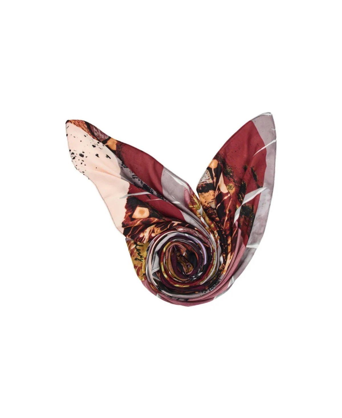 Rectangular Patterned Foulard