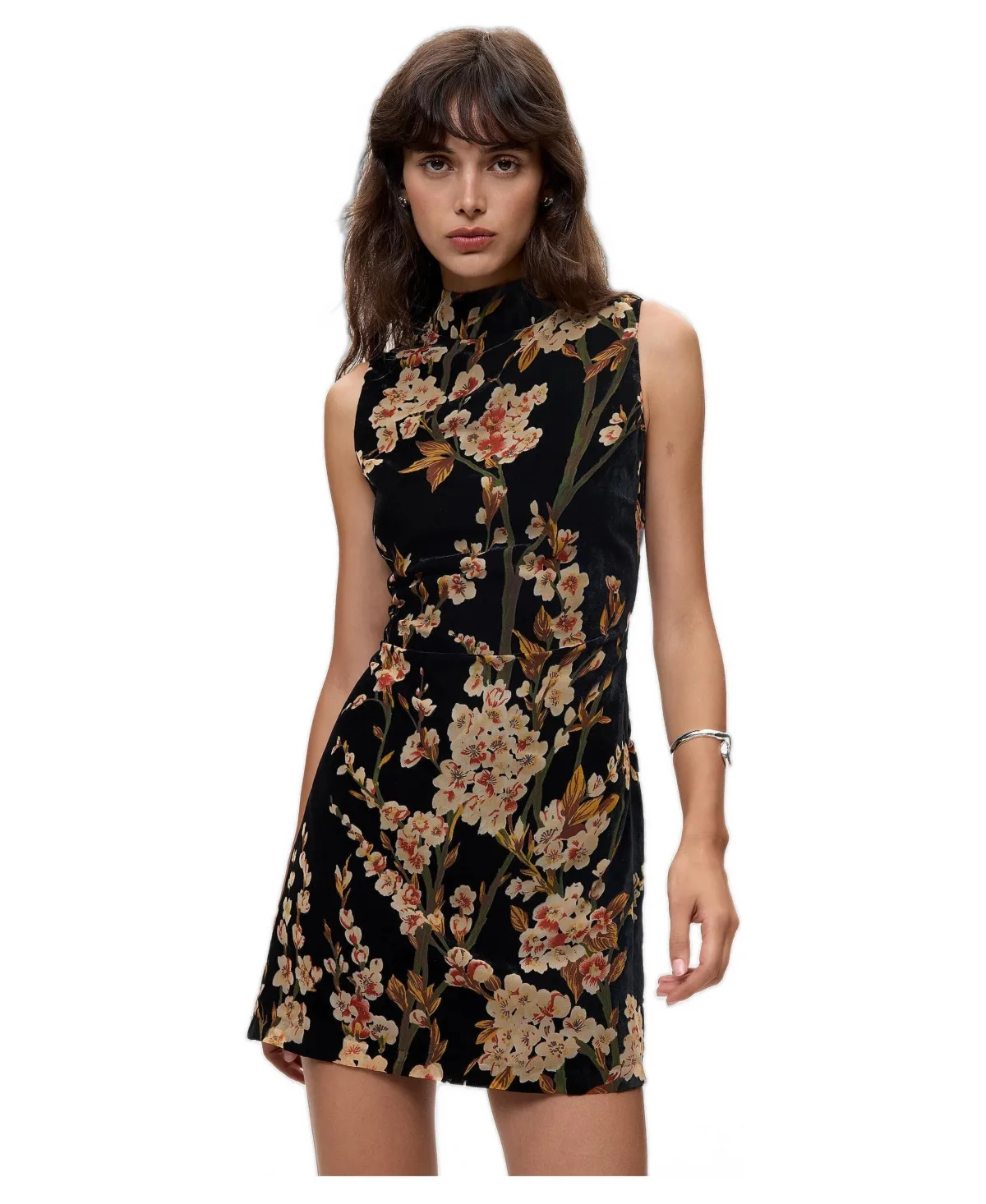 Velvet Floral Dress by Desigual