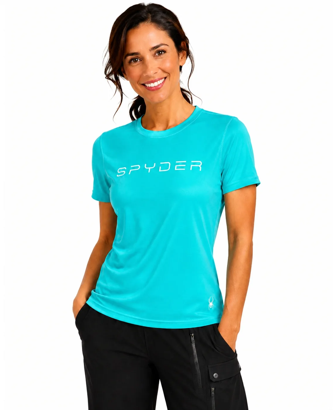 Scoop Neck Active Short-Sleeve T-Shirt
