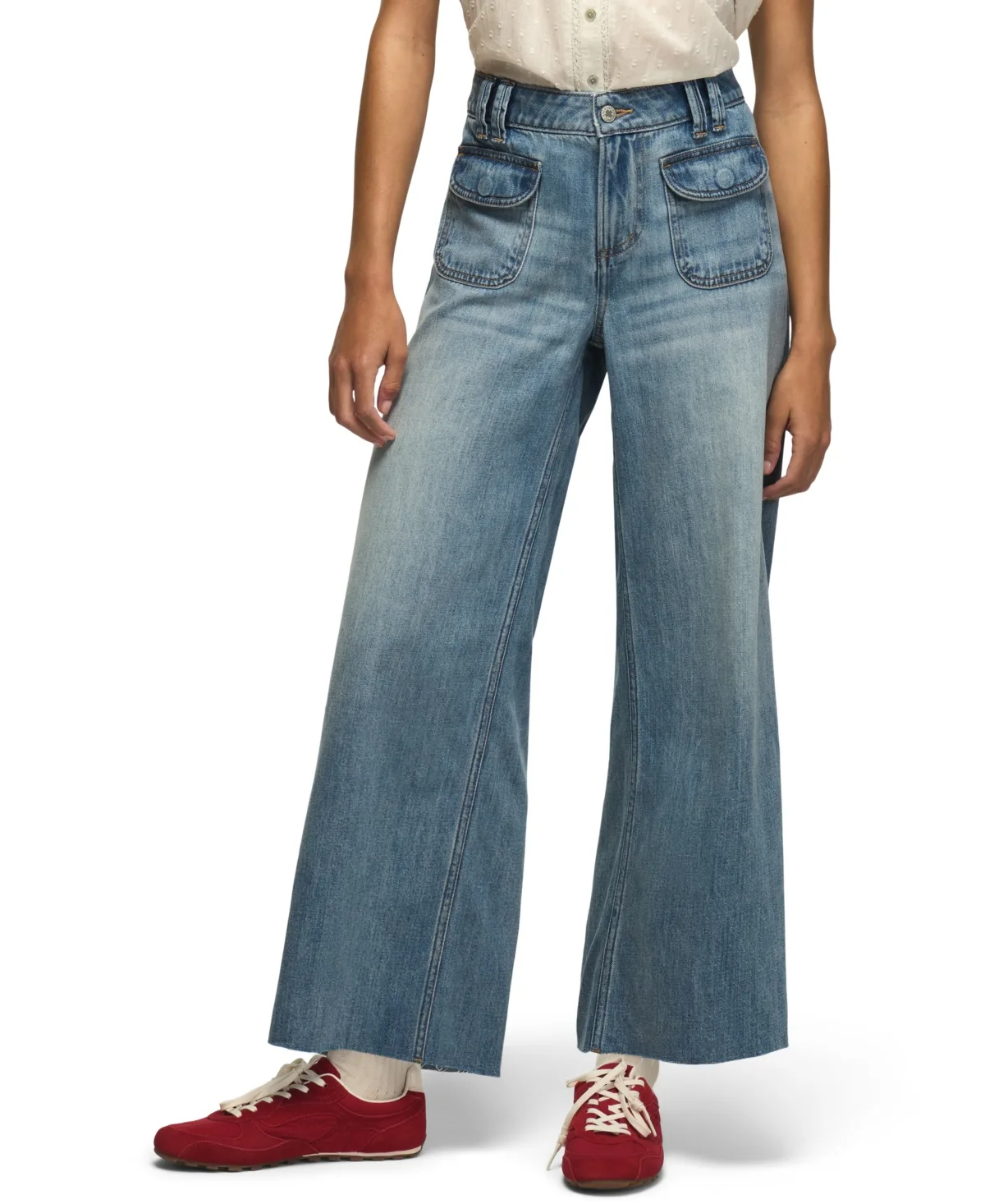 Mid-Rise Wide-Leg Jeans by Lucky Brand