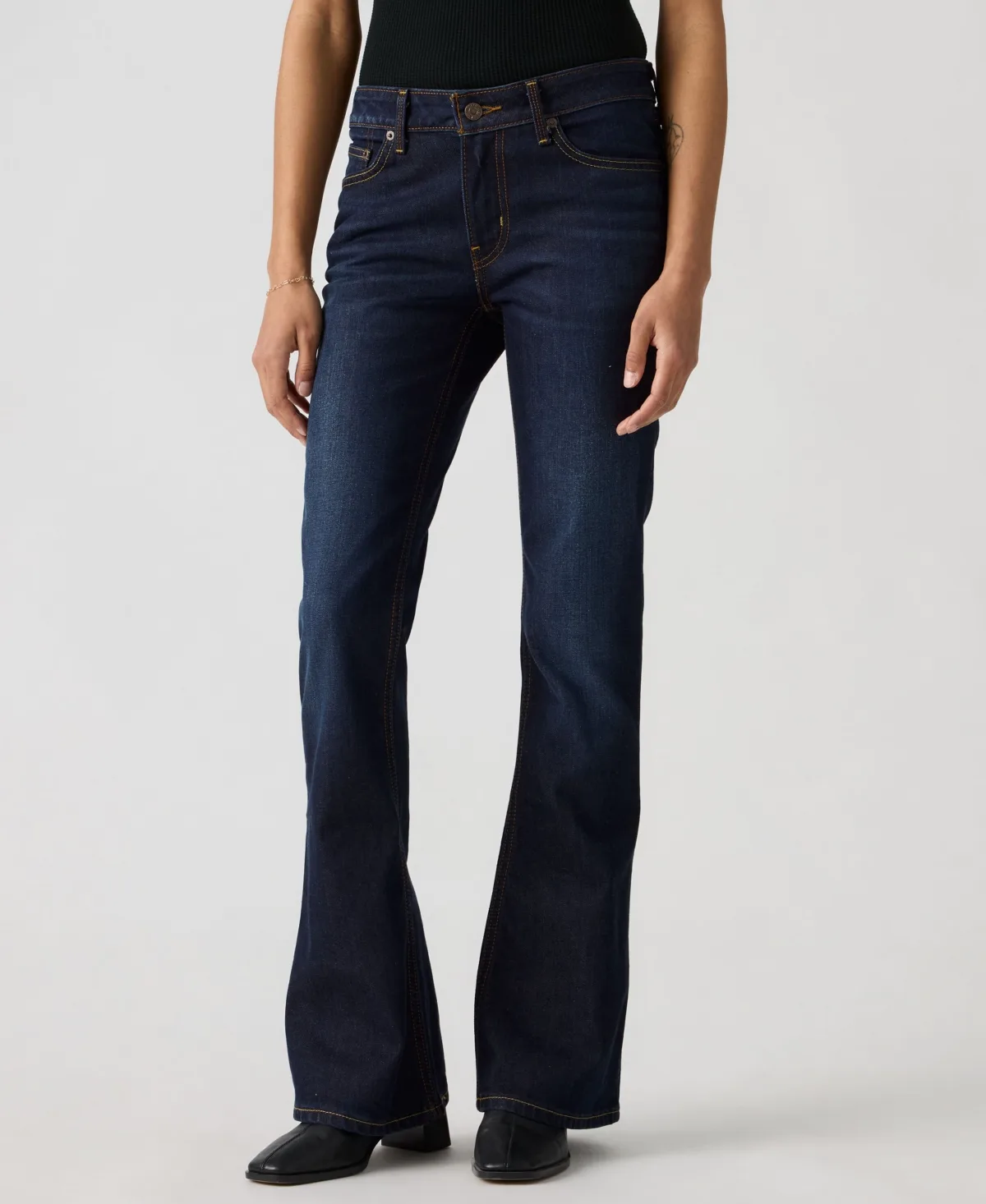Low Slim Boot Light-Wash Jeans by Levi's