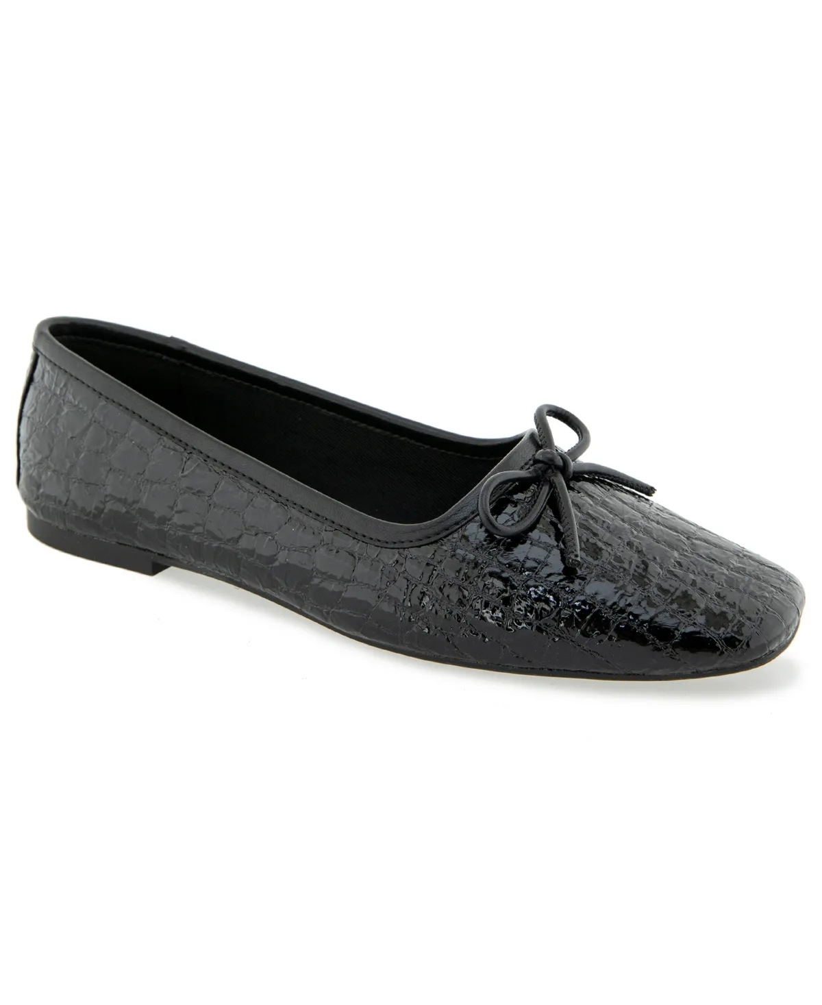 Carriah Square Toe Bow Ballet Flats by Kenneth Cole