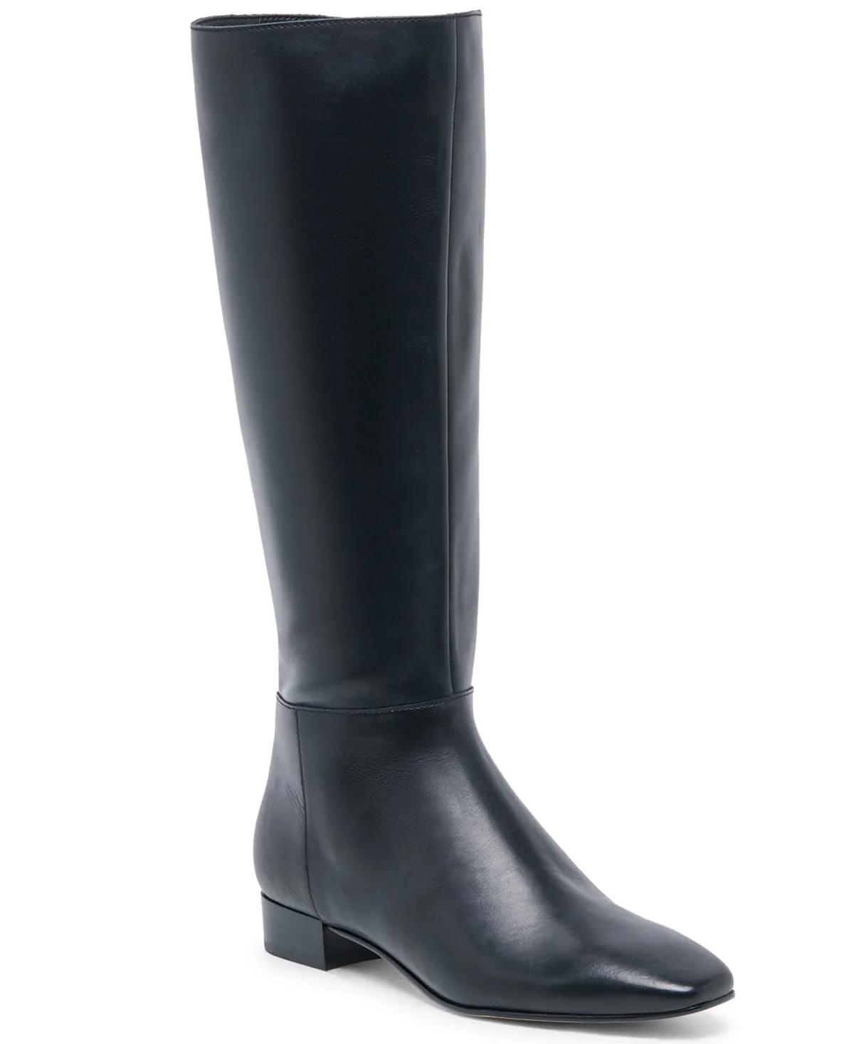 Tywin Wide-Calf Knee-High Square-Toe Boots - Leather by Dolce Vita