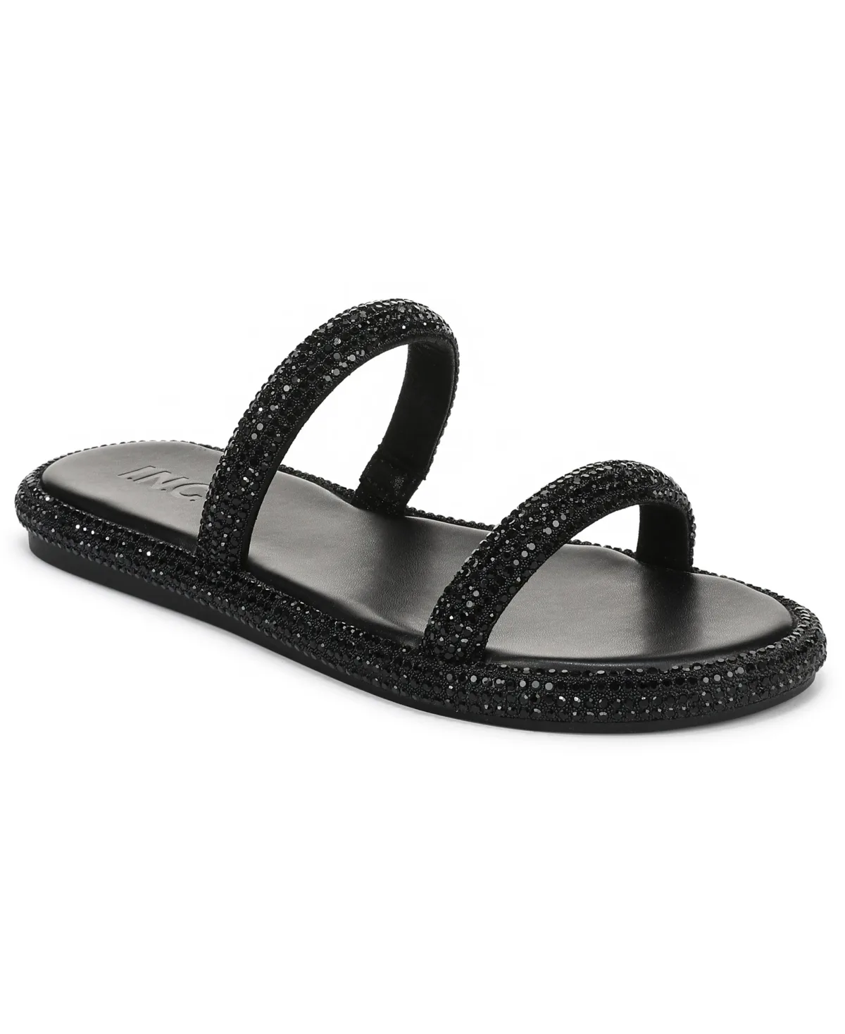 Mattey Flat Embellished Round Toe Sandals