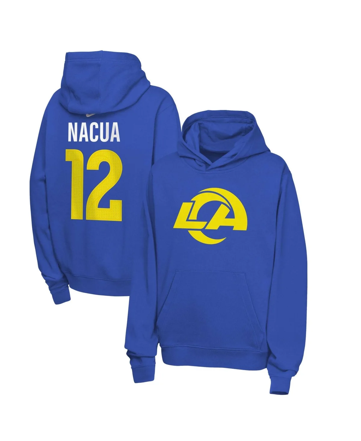 Los Angeles Rams Puka Nacua Club Long-Sleeve Hoodie by Nike