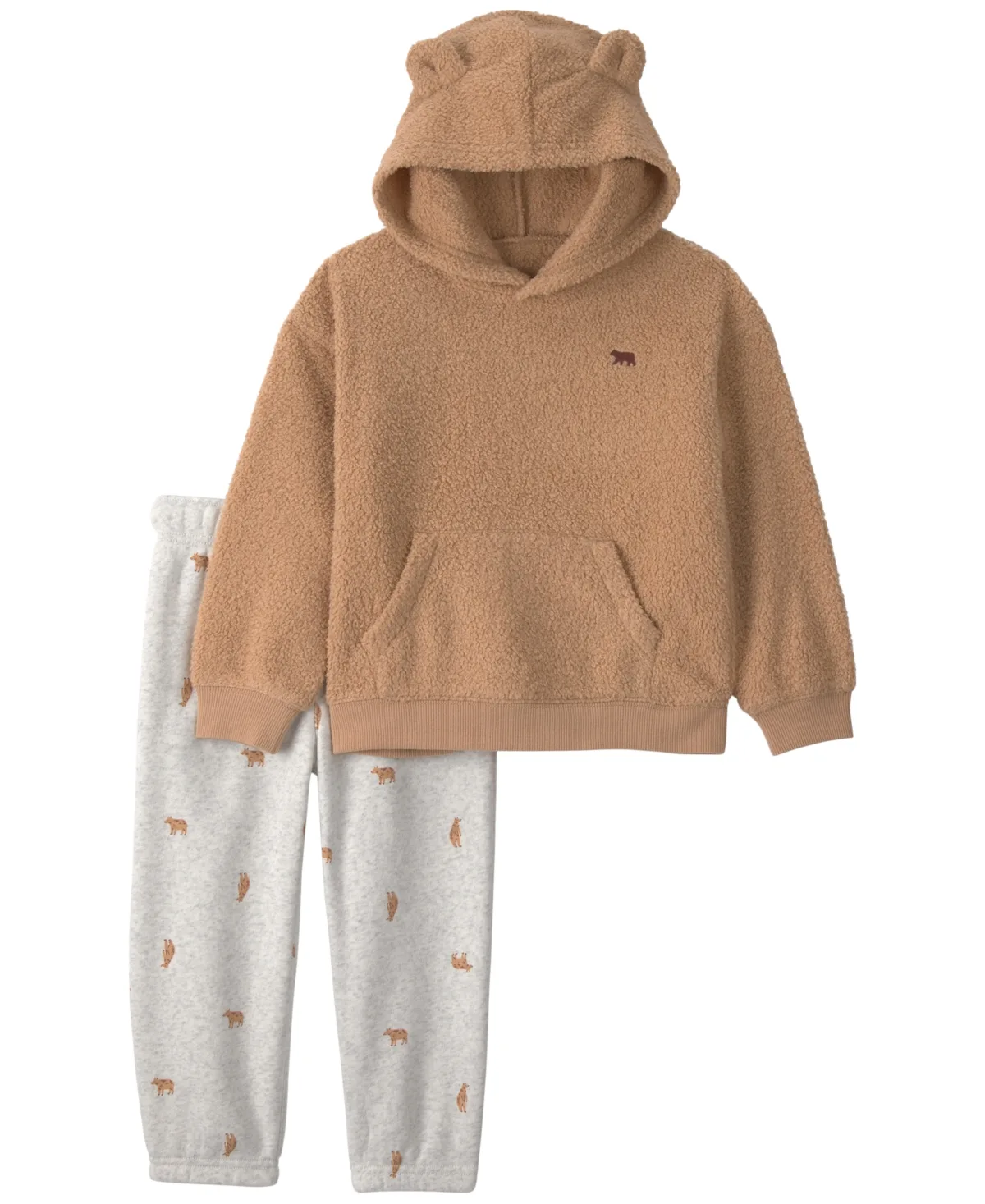 Fleece Long-Sleeve Hooded Top and Jogger Pants, 2-Piece Set by Carter's