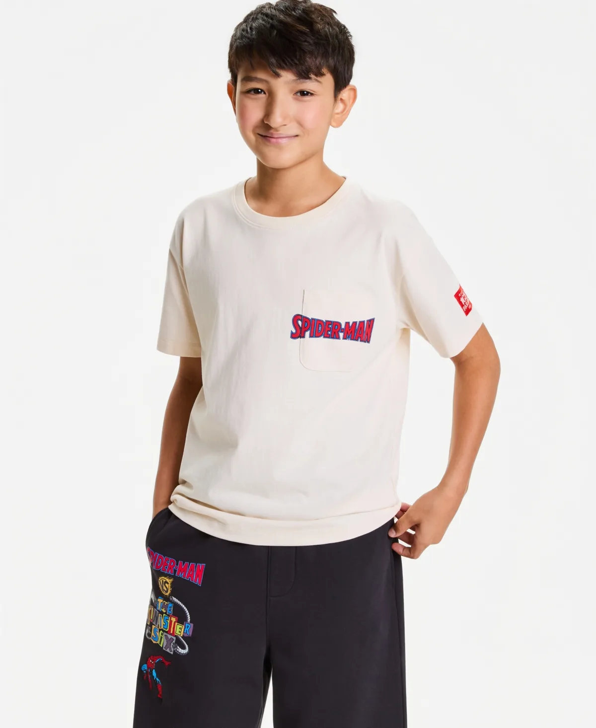 Spider-Man 100th Parade Balloon Graphic Pocket T-Shirt by Marvel