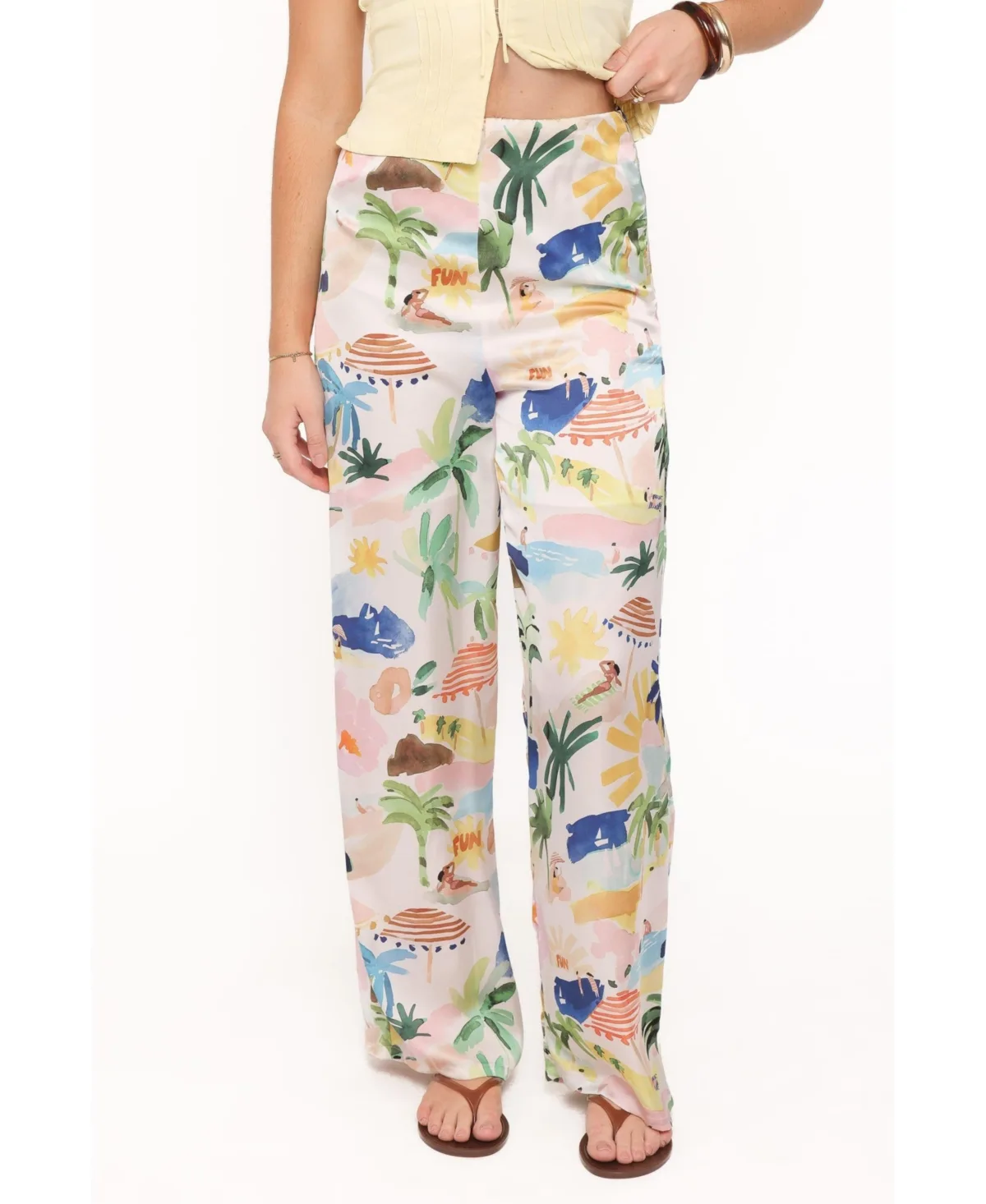 Alba Wide Leg Pant by Petal and Pup