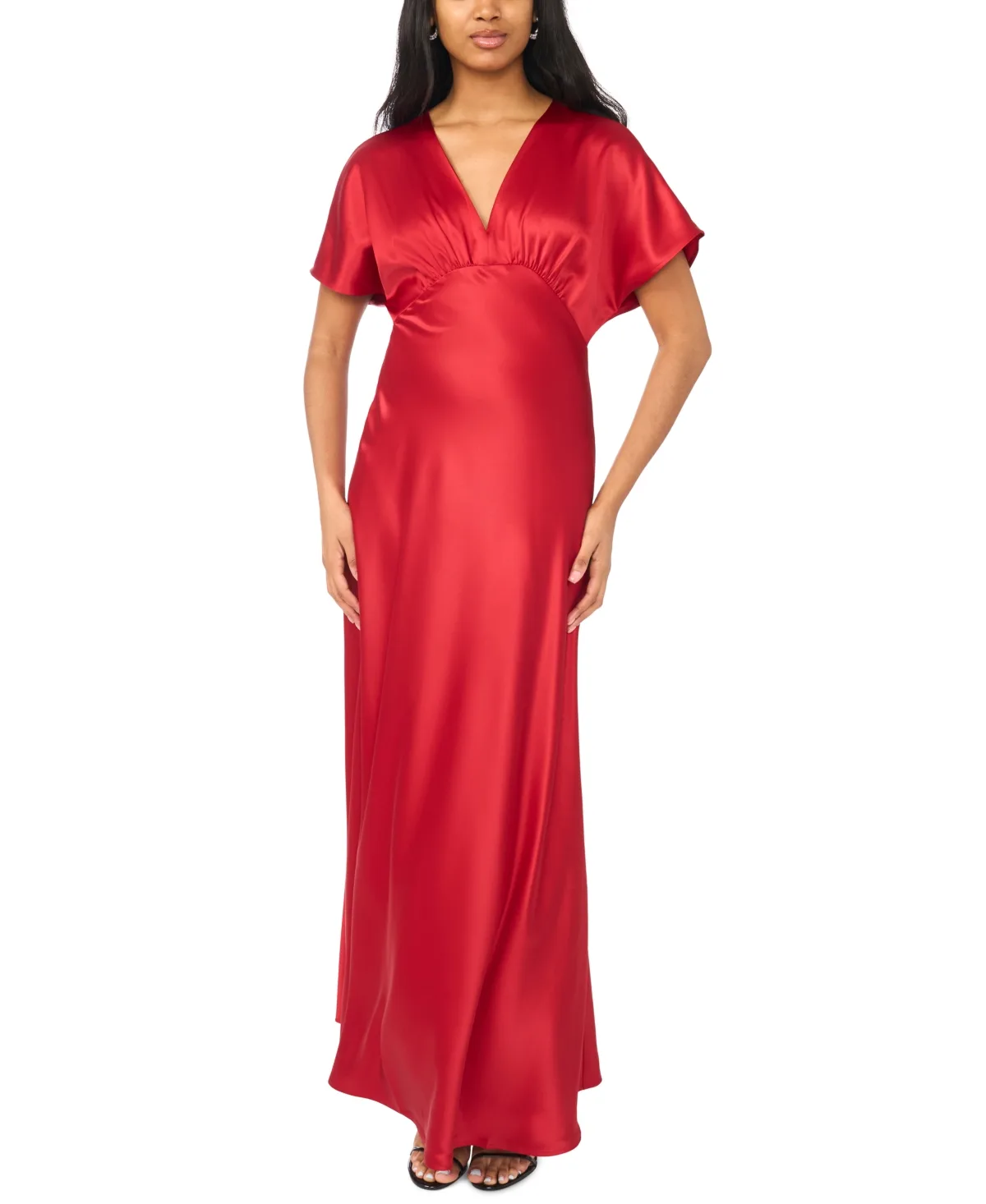 V-Neck Dolman Sleeve Maxi Dress by CeCe
