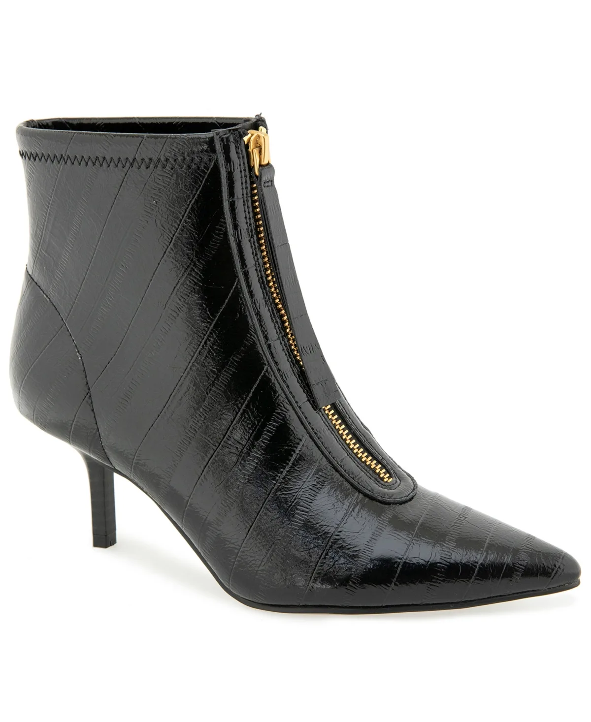 Udaya Pointed Toe Zip Front Ankle Booties by Kenneth Cole