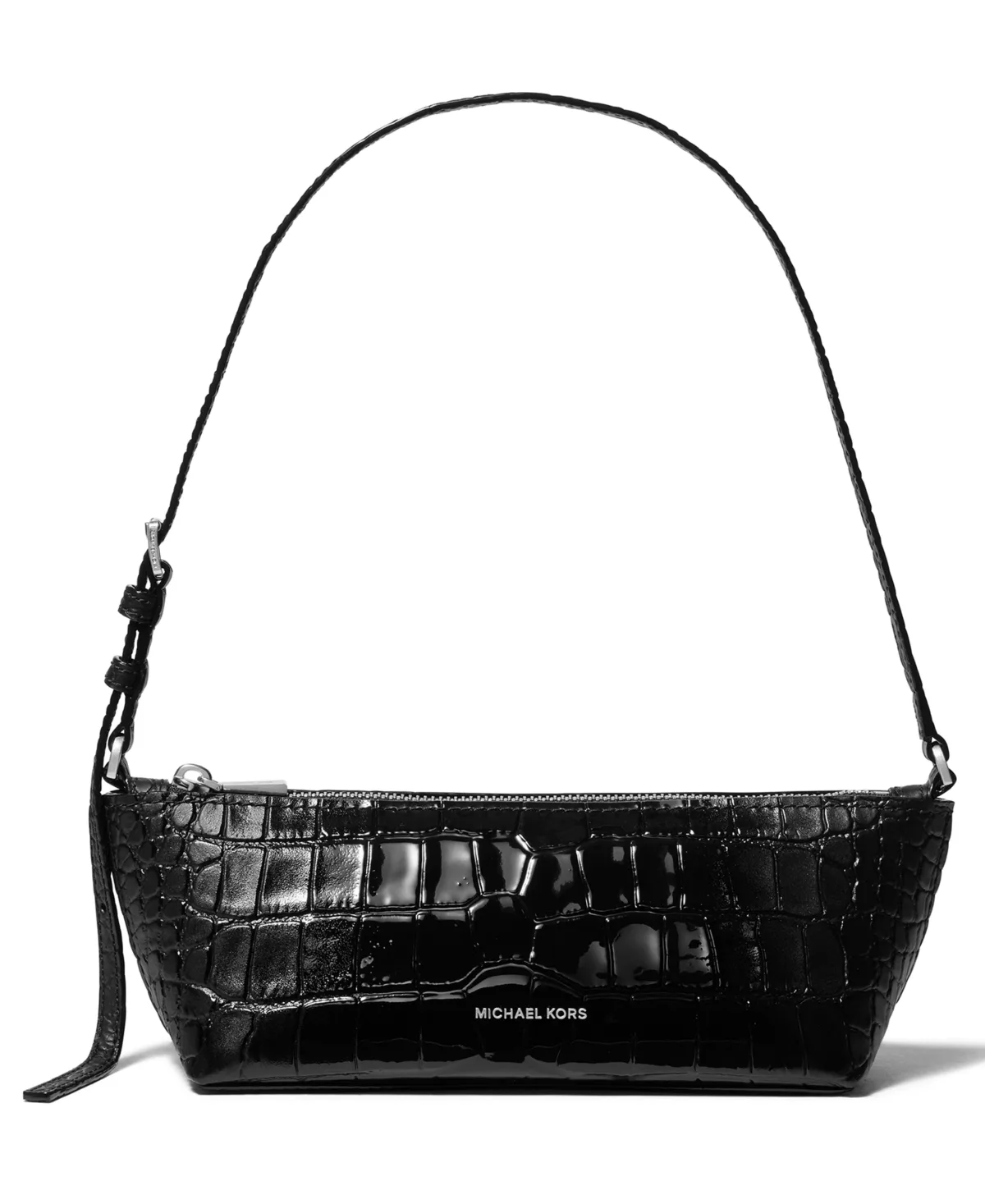 Laila Small East West Pouchette Leather Shoulder Bag